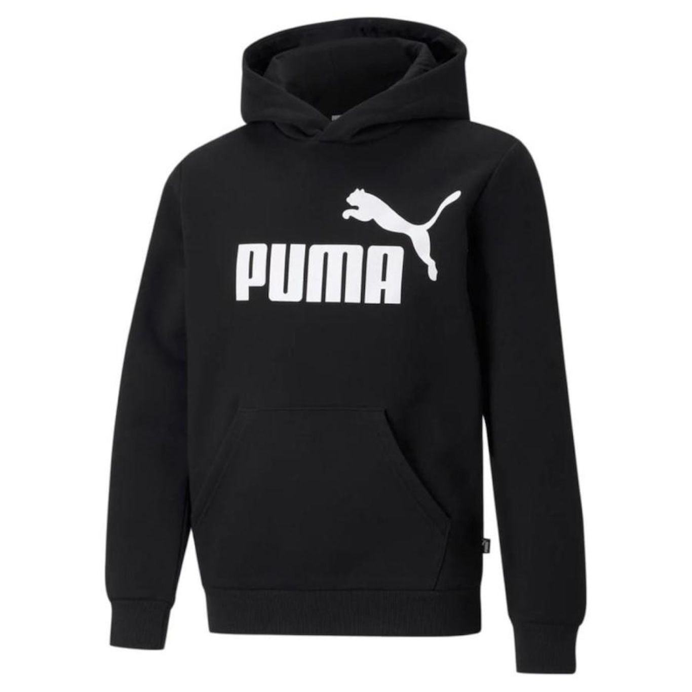 Blusão de Moletom com Capuz Puma Essentials Big Logo Hoodie Fleece Boys - Infantil - Foto 1