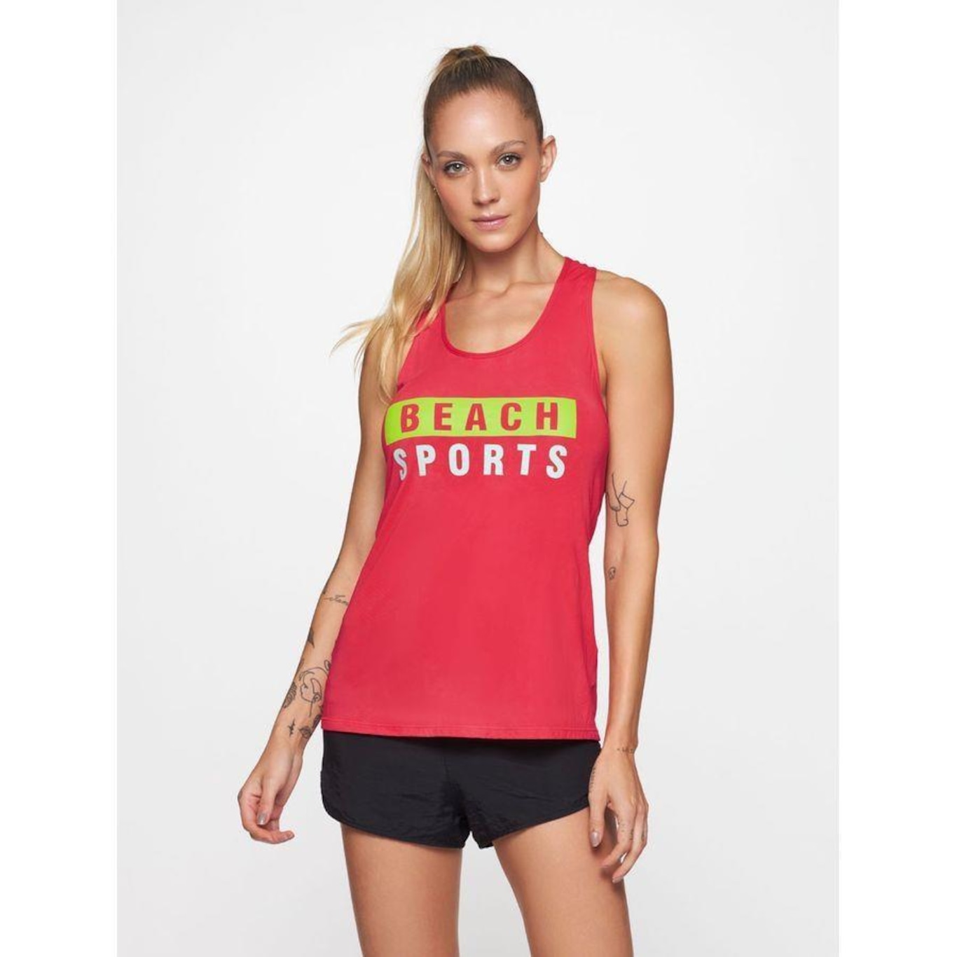 Camiseta Regata Bodyforsure Lisa Beach Sports - Feminina - Foto 1