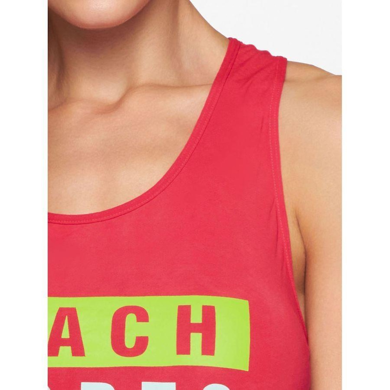 Camiseta Regata Bodyforsure Lisa Beach Sports - Feminina - Foto 4