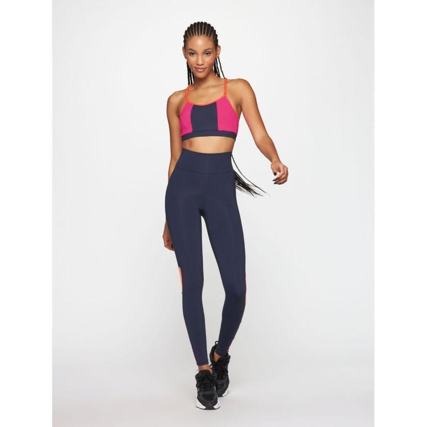 Leggings Invernali Keddie Kreations Tennis | Cotone/Lycra Blu Navy Con 2 Tasche | Donna S/M