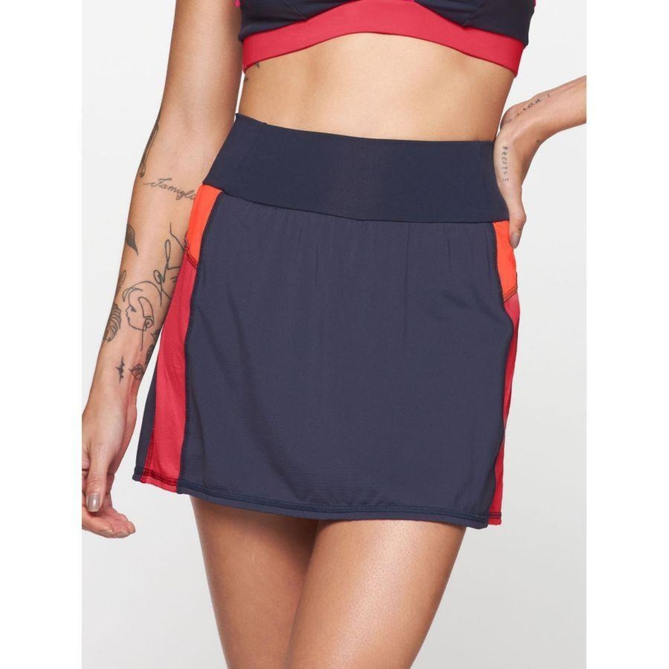 Short Saia Bodyforsure Lisa Beach Sports - Feminino - Foto 1