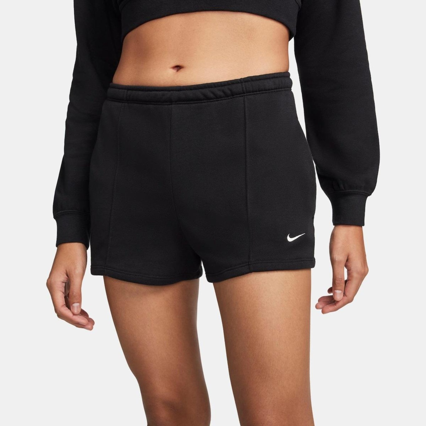 Shorts Nike Sportswear French Terry - Feminino - Foto 2