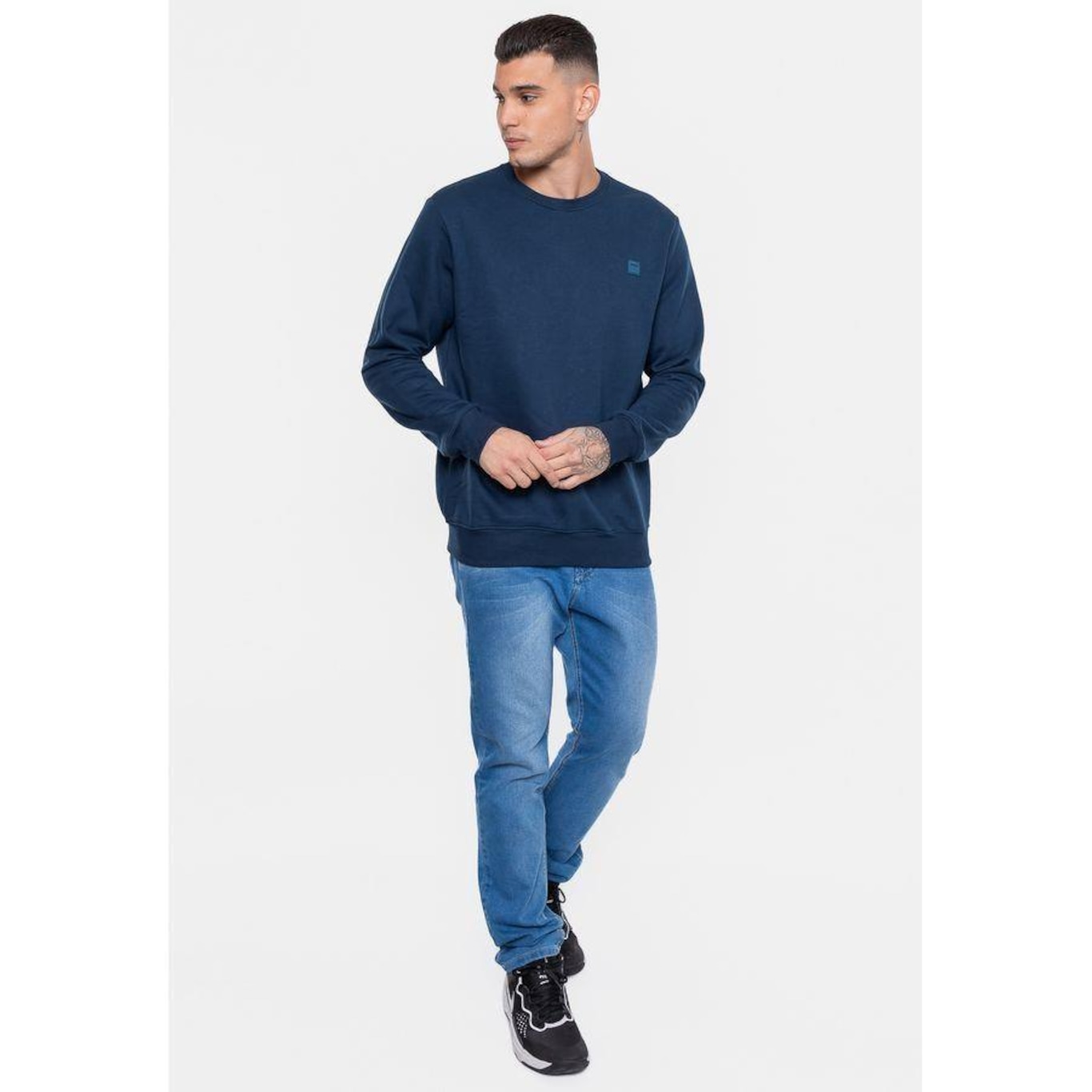 Blusão de Moletom Hd Fashion Basic - Masculino - Foto 3