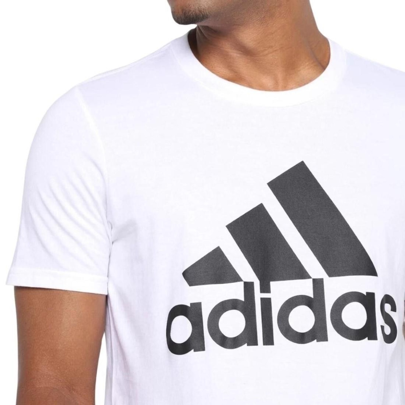 Camiseta adidas Big Logo - Masculina - Foto 3