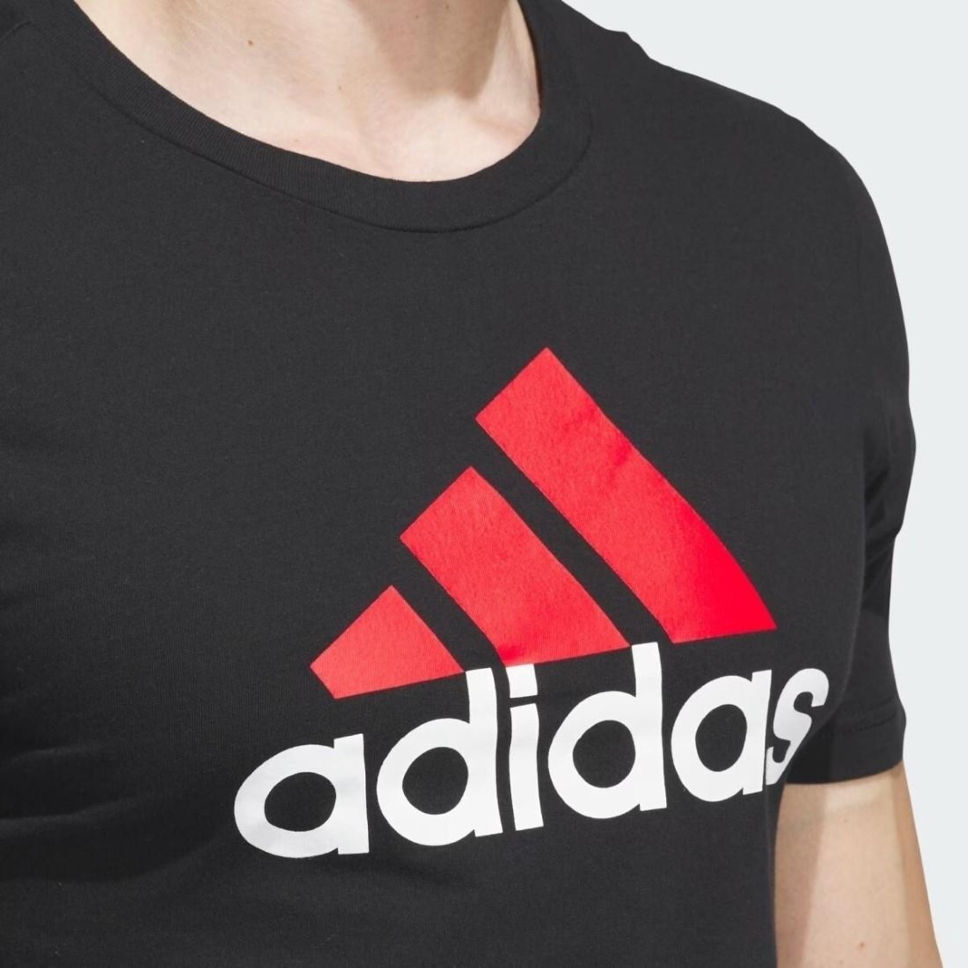 Camiseta adidas Big Logo - Masculina - Foto 4