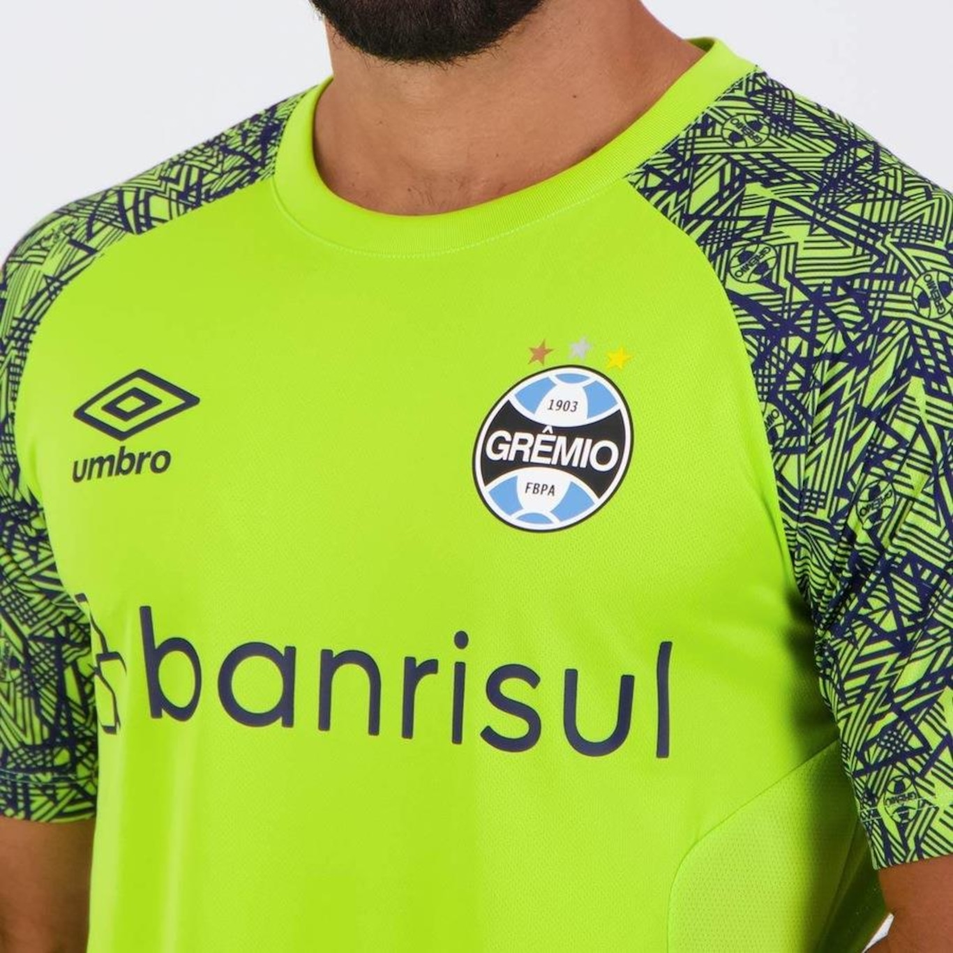 Camisa do Grêmio Treino Goleiro 2024 Umbro - Masculina - Foto 5