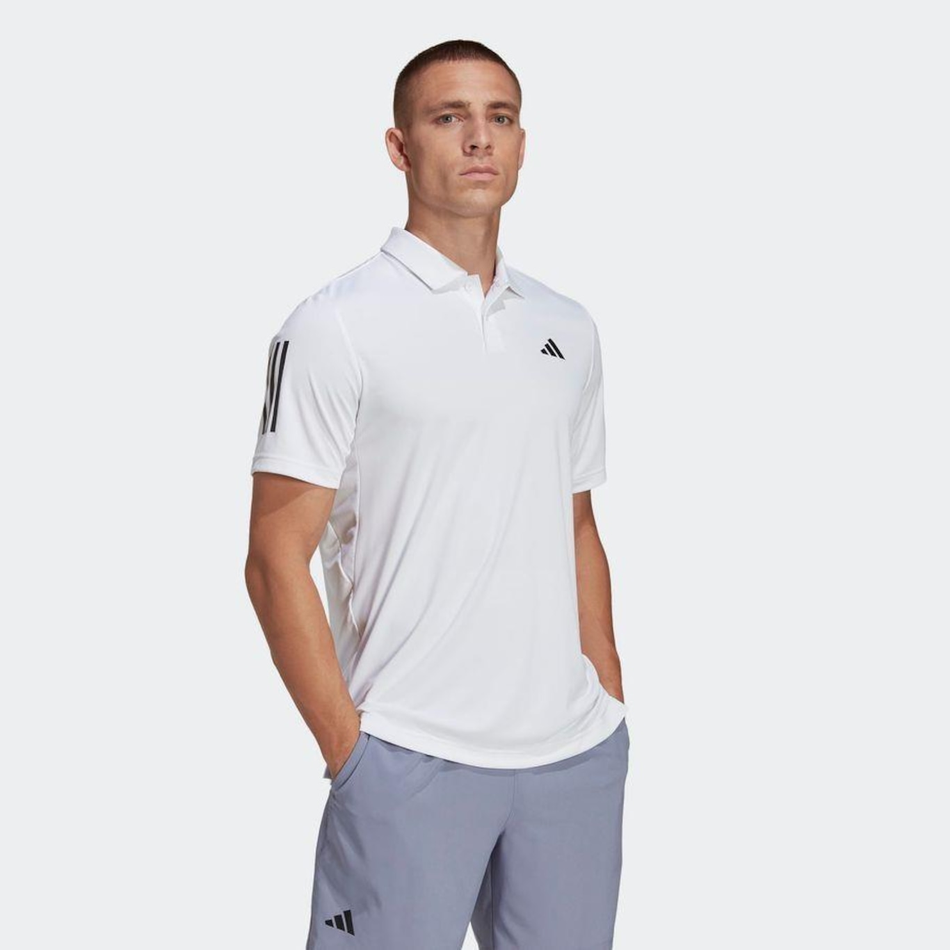 Camisa Polo adidas Club Tennis 3-Stripes - Masculina - Foto 5