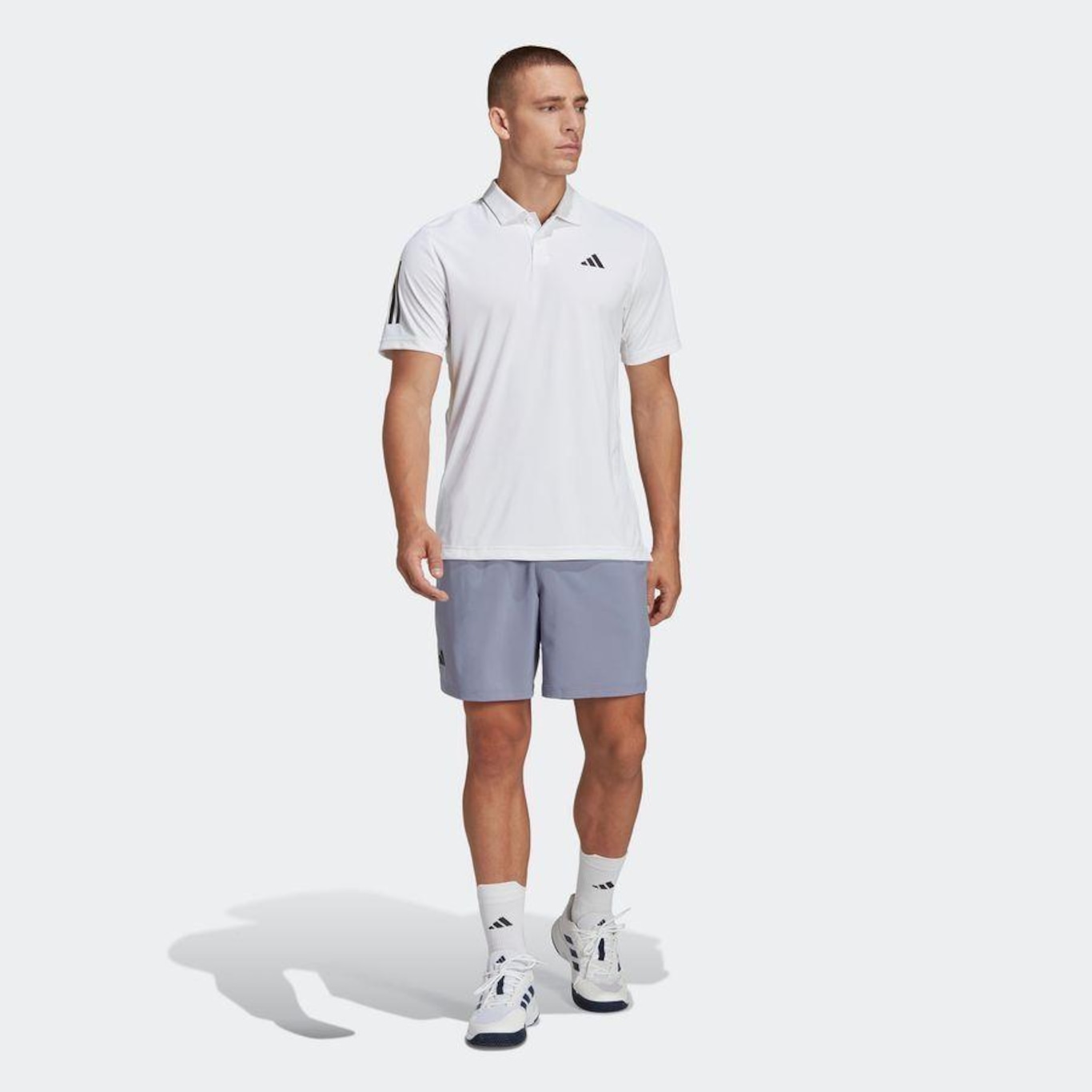 Camisa Polo adidas Club Tennis 3-Stripes - Masculina - Foto 6