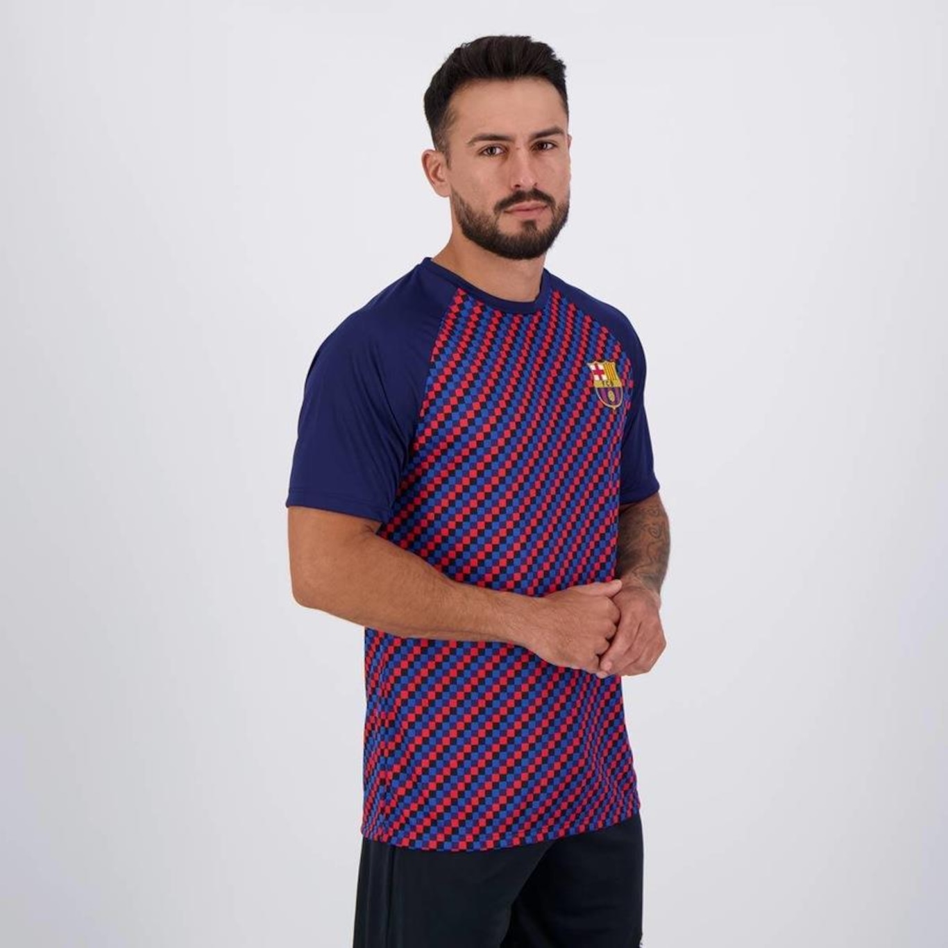 Camisa Barcelona Balboa Catalunha - Masculina - Foto 4