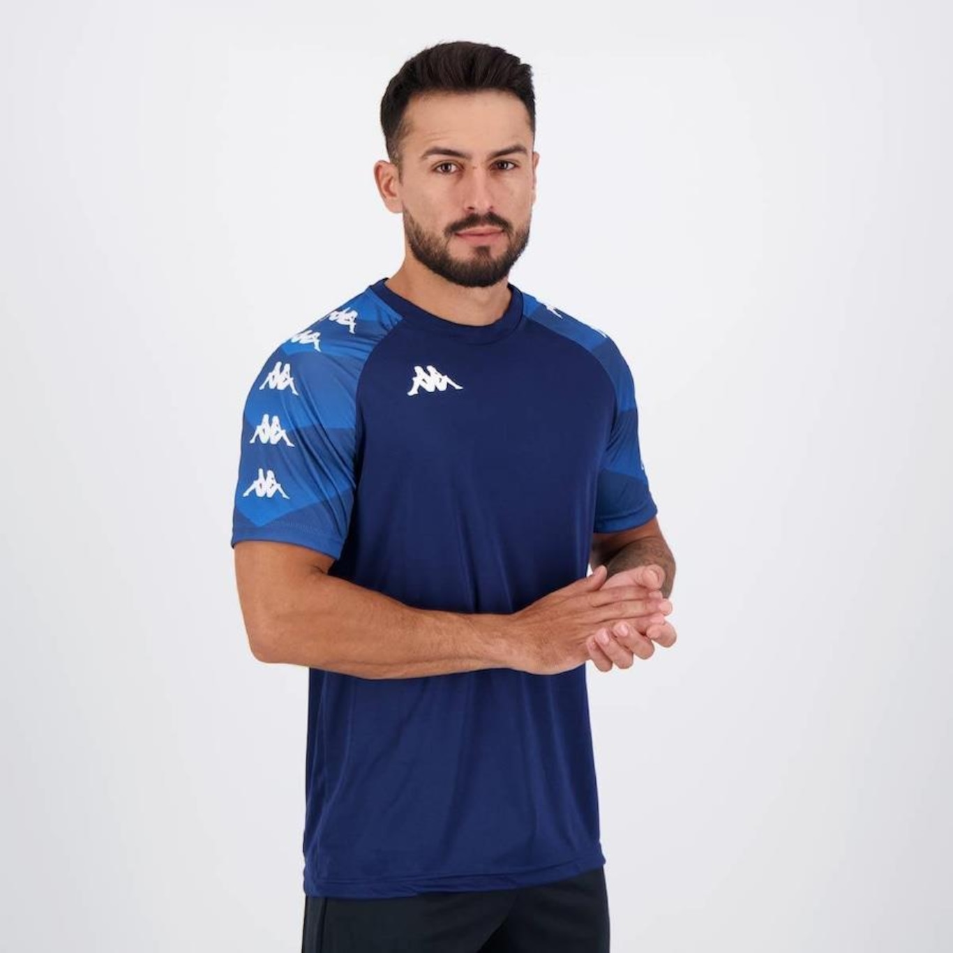 Camisa Kappa Raglany - Masculina - Foto 1