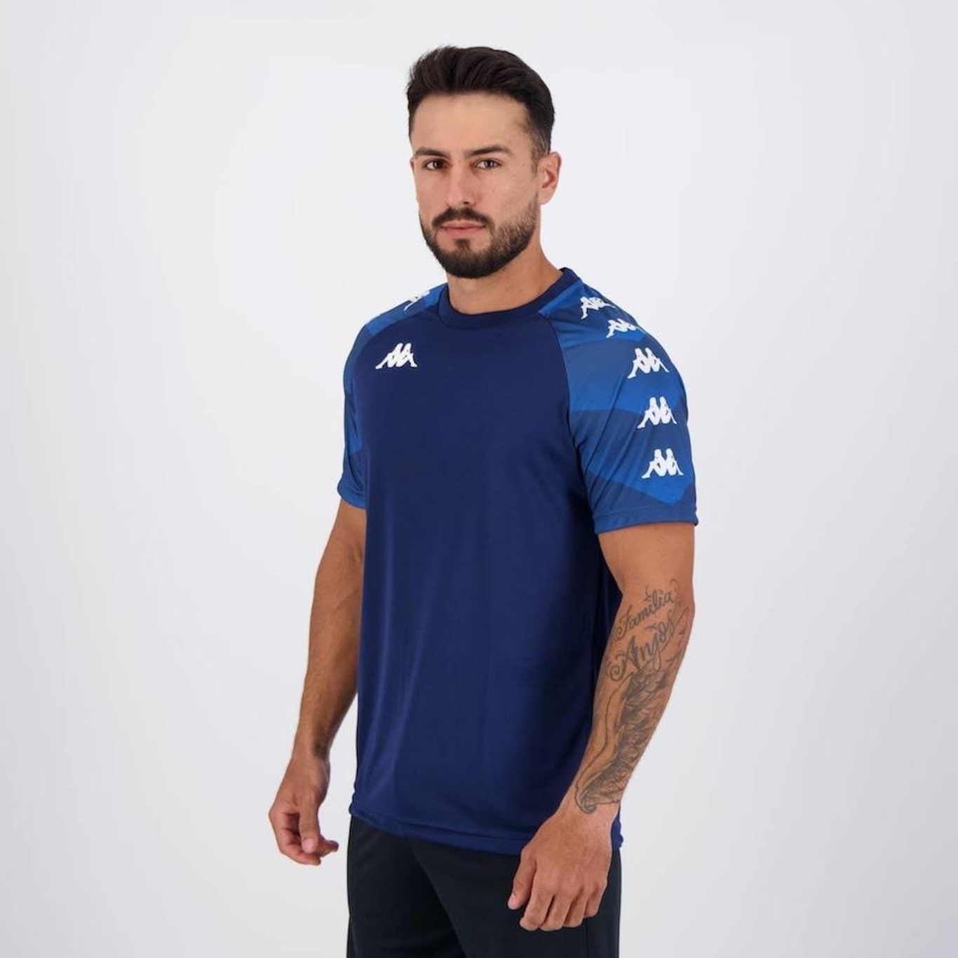 Camisa Kappa Raglany - Masculina - Foto 3