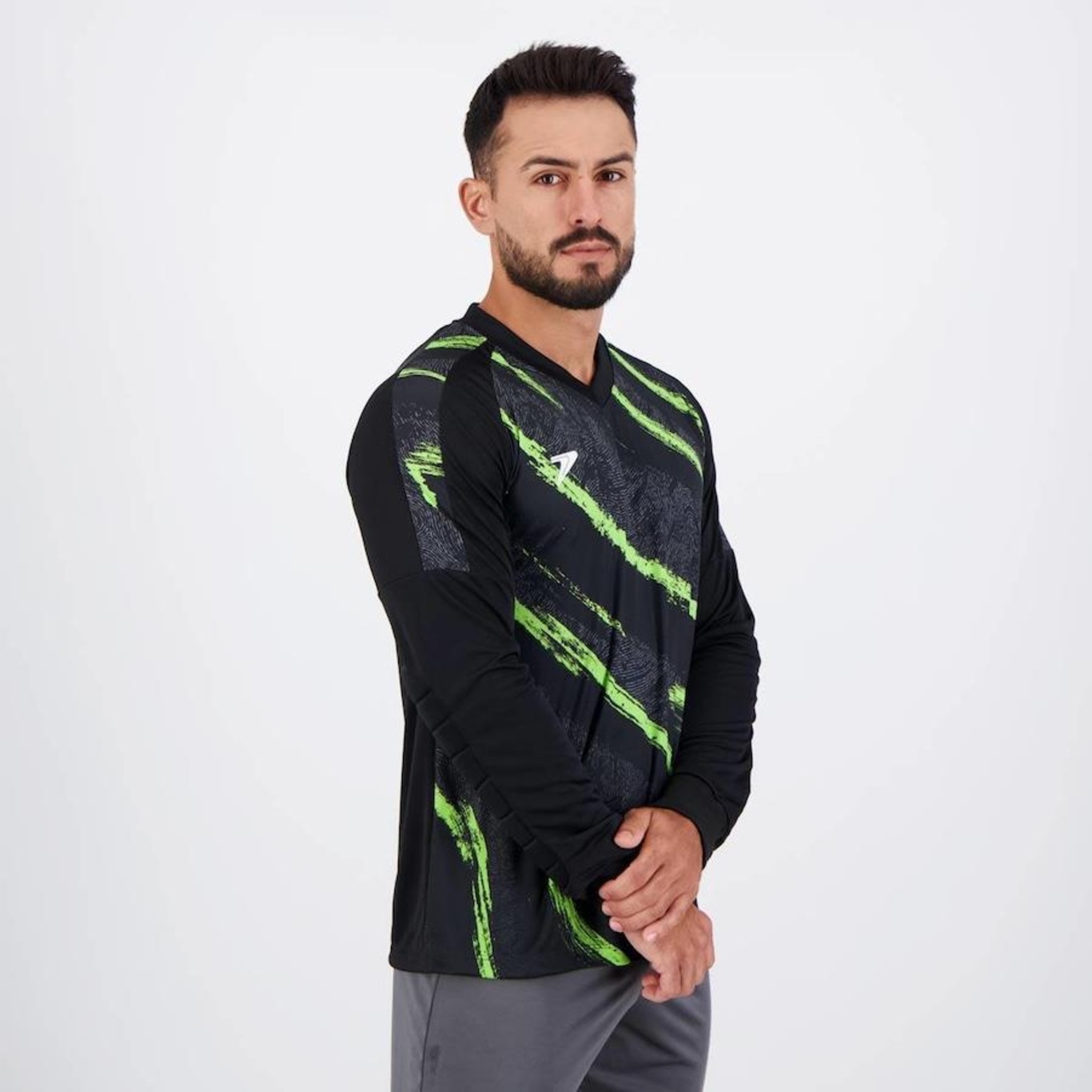 Camisa de Goleiro Poker Celeno N° 1 - Masculina - Foto 2