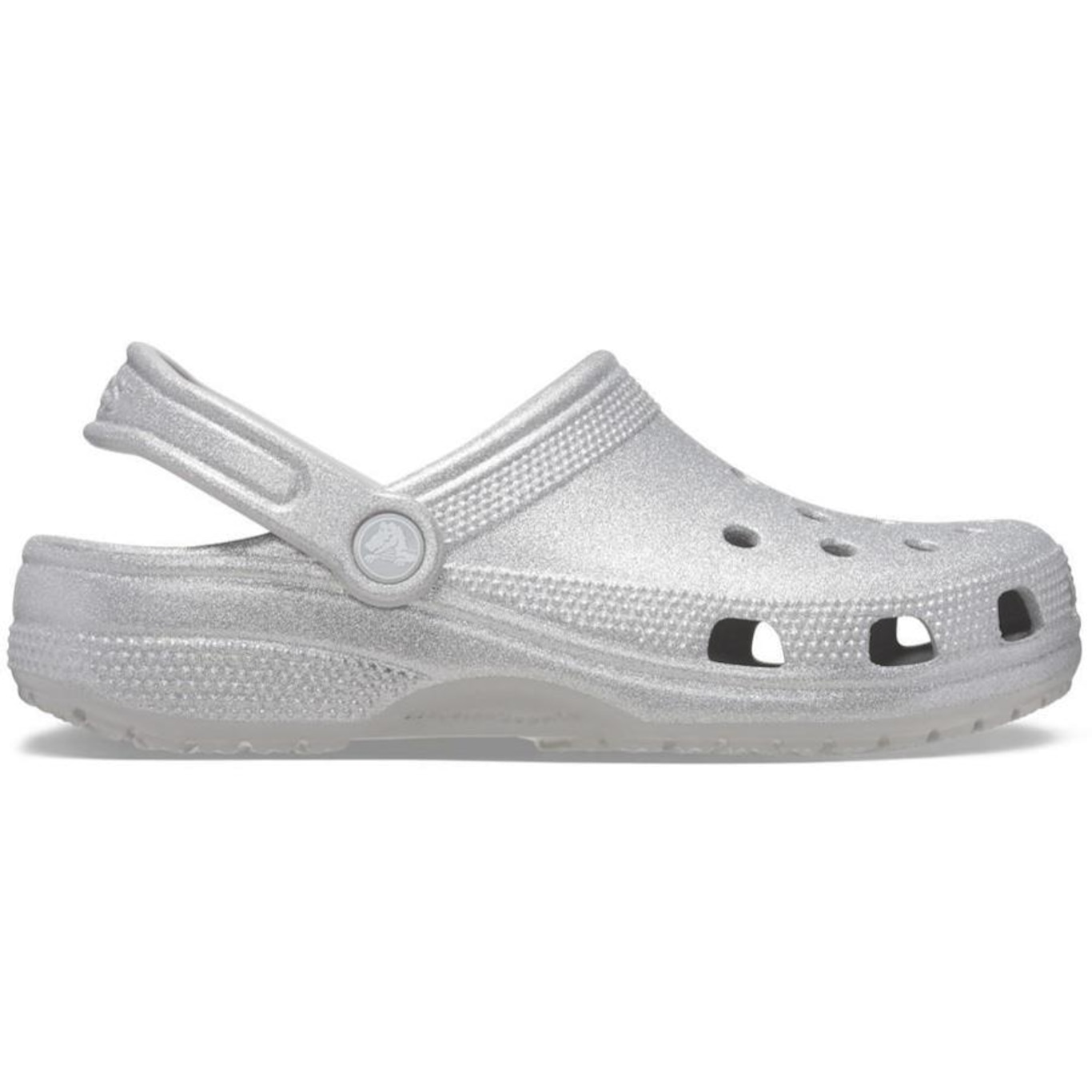 Sandália Crocs Classic Glitter Clog Glitter - Feminino - Foto 1