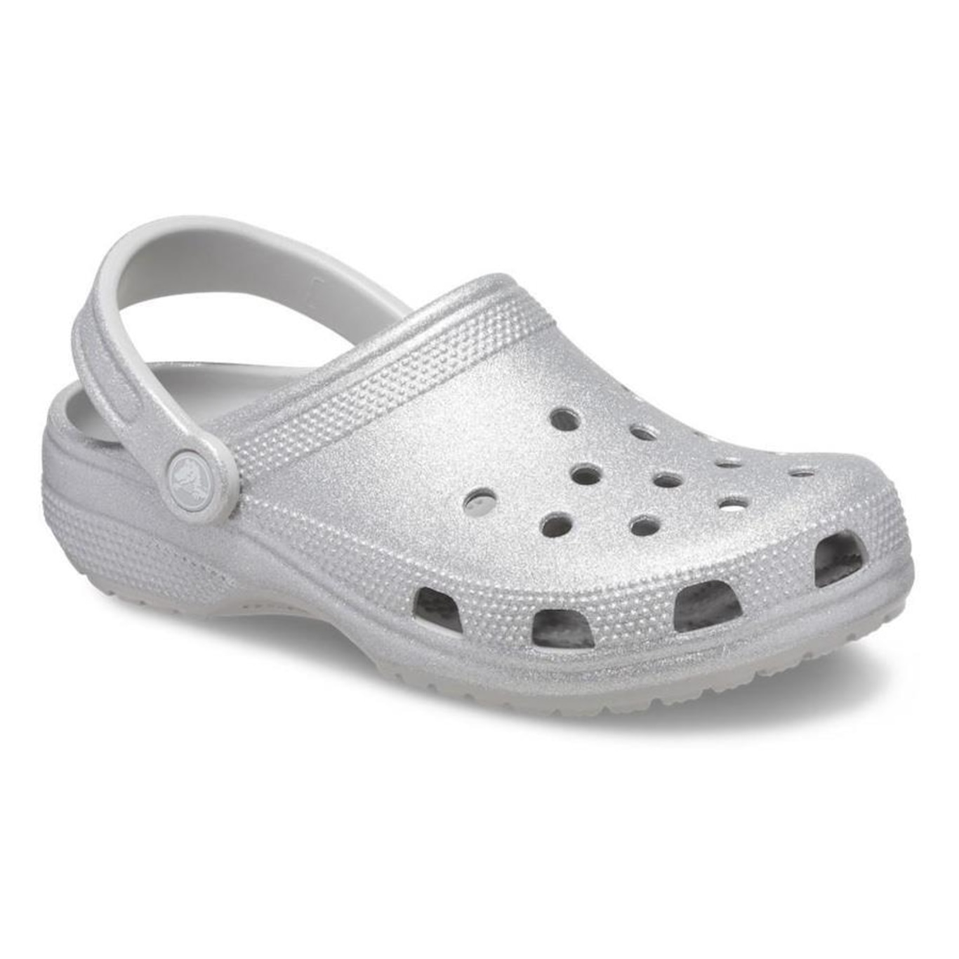 Sandália Crocs Classic Glitter Clog Glitter - Feminino - Foto 2