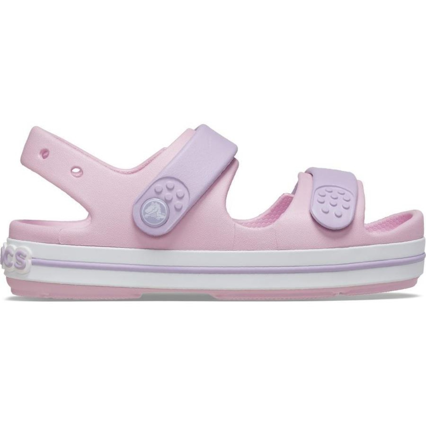 Sandália Crocs Crocband Cruiser Sandal K - Infantil - Foto 1