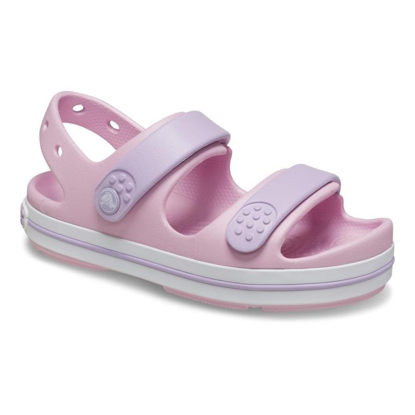 Sandália Crocs Crocband Cruiser Sandal K - Infantil - Foto 2