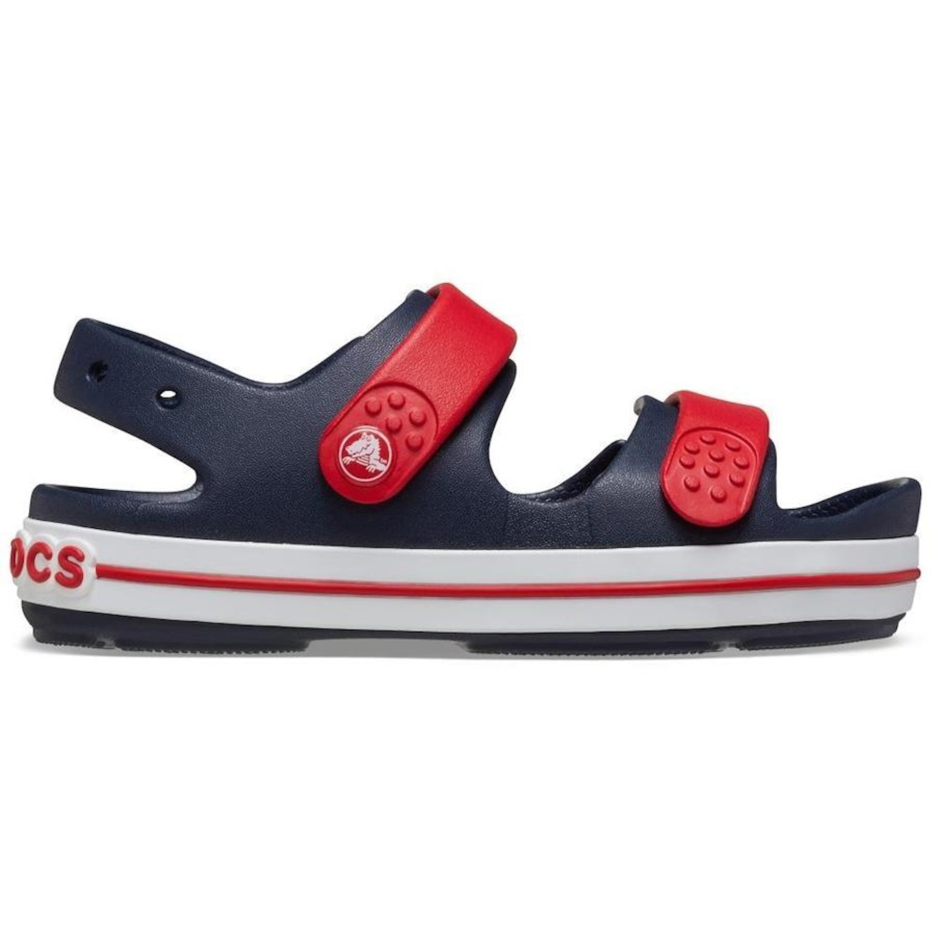 Sandália Crocs Crocband Cruiser Sandal K - Infantil - Foto 1