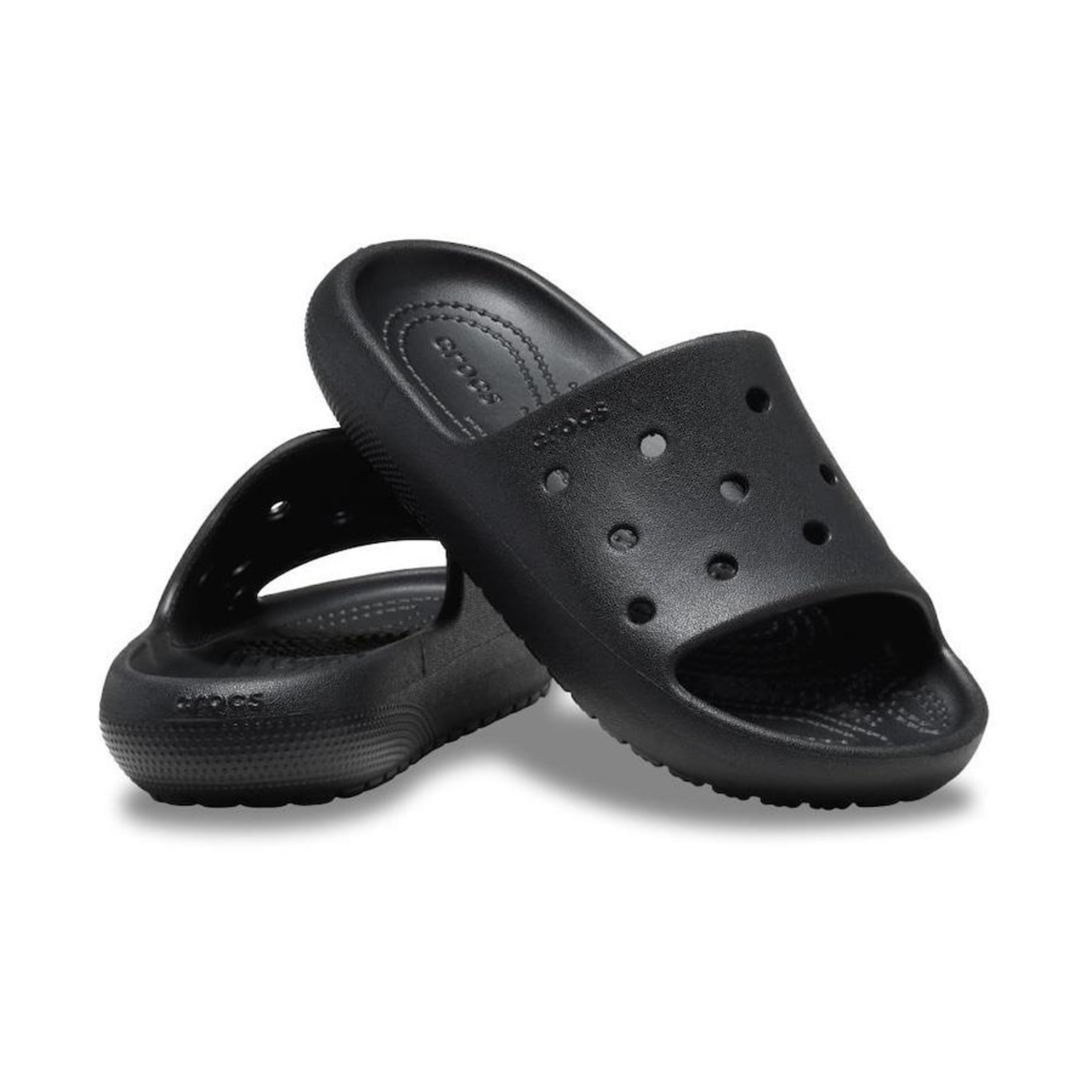 Chinelo Crocs Classic Slide V2 K - Slide - Infantil - Foto 4