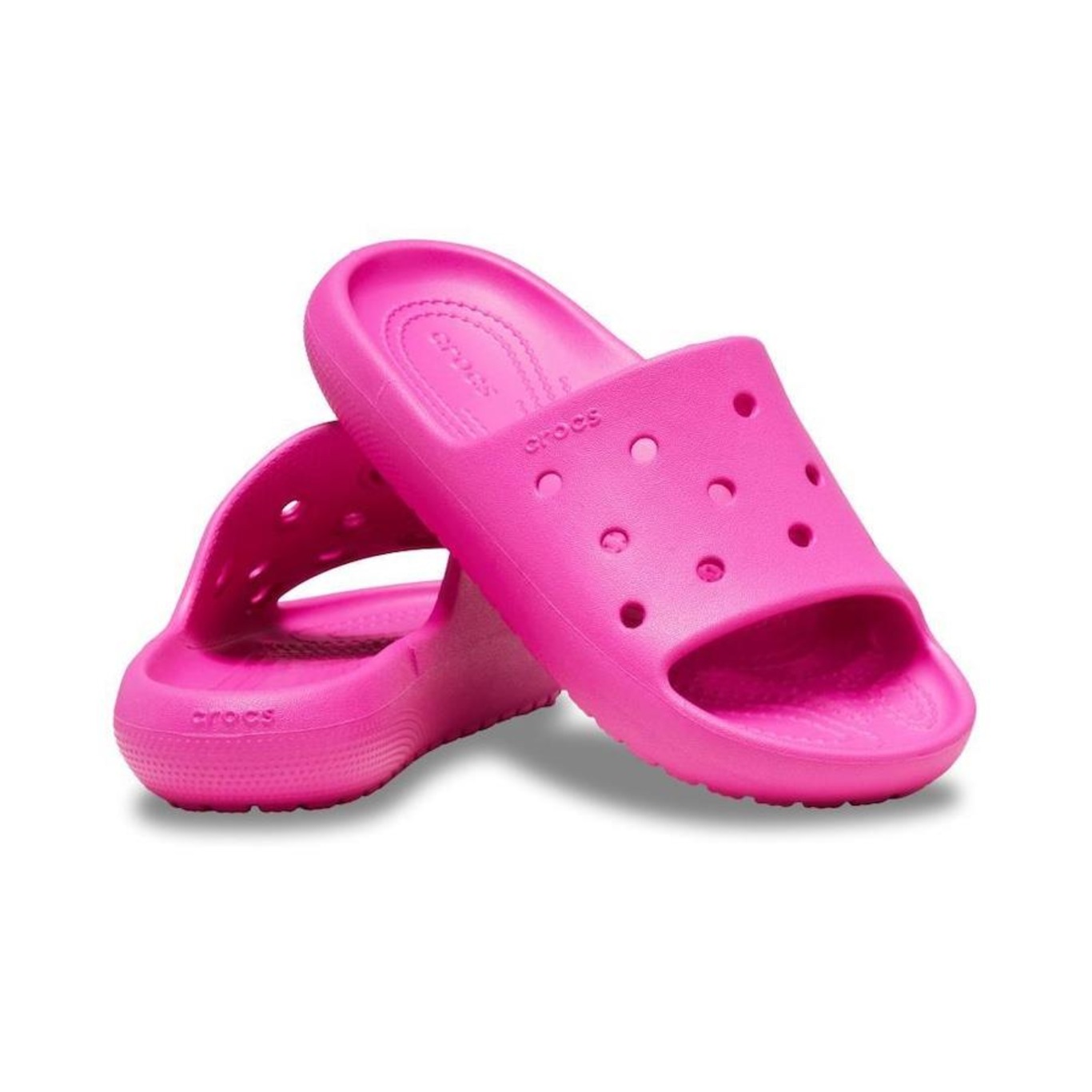 Chinelo Crocs Classic Slide V2 K - Slide - Infantil - Foto 4