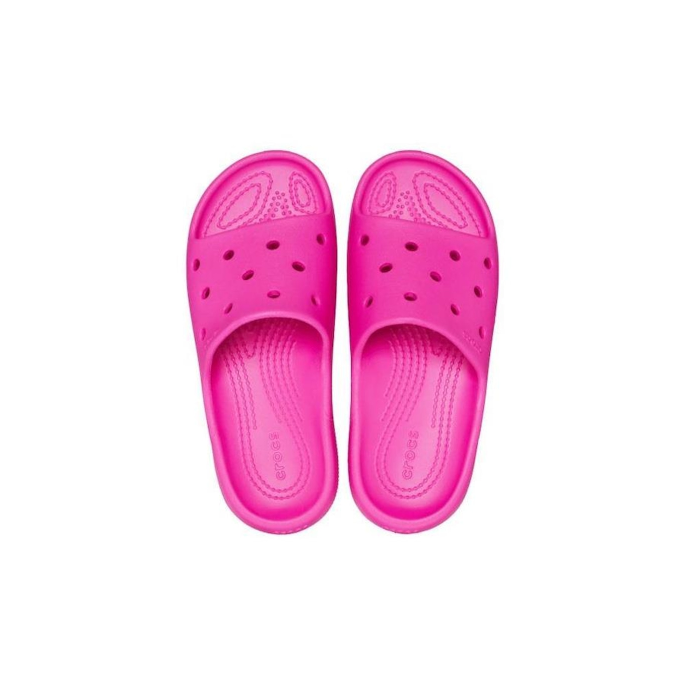 Chinelo Crocs Classic Slide V2 K - Slide - Infantil - Foto 5