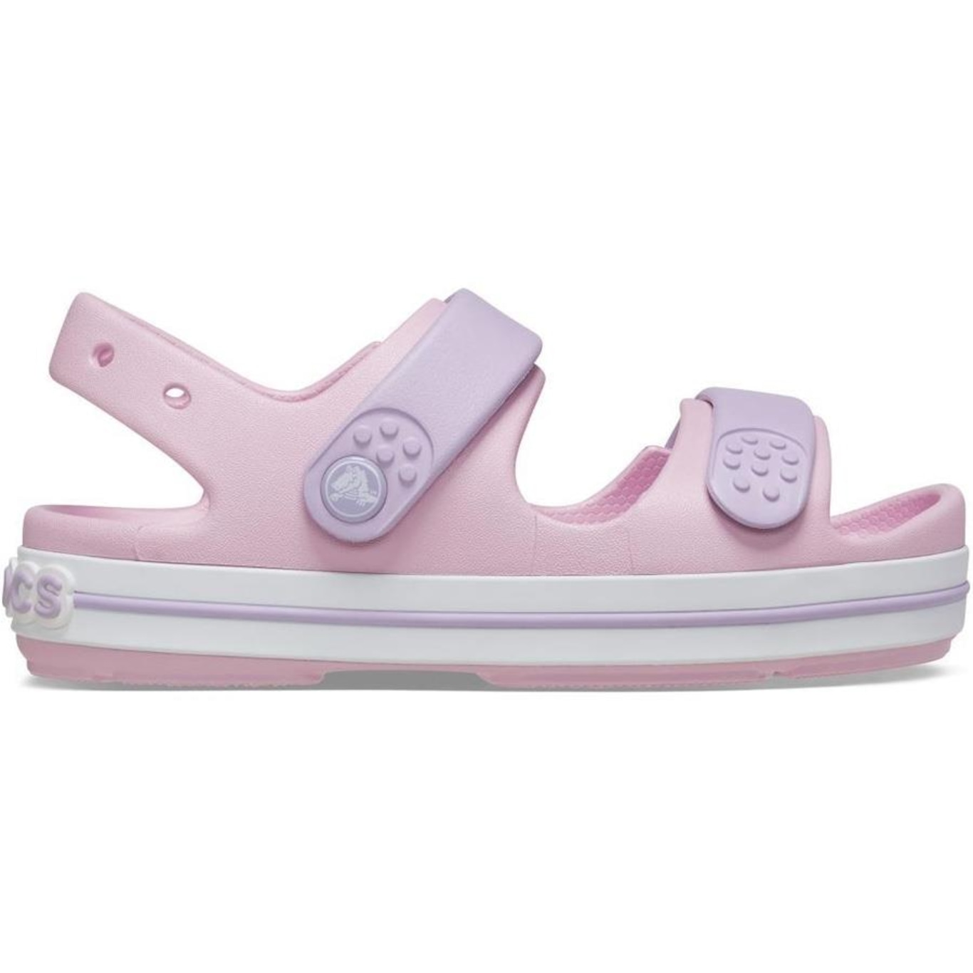 Sandália Crocs Crocband Cruiser Sandal T - Infantil - Foto 1