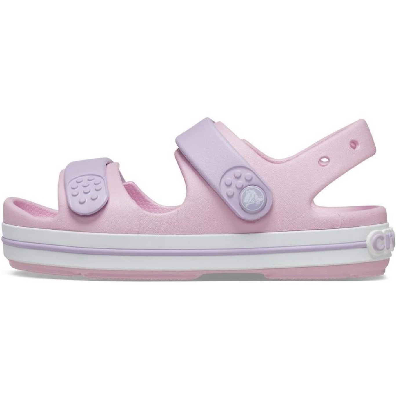 Sandália Crocs Crocband Cruiser Sandal T - Infantil - Foto 3