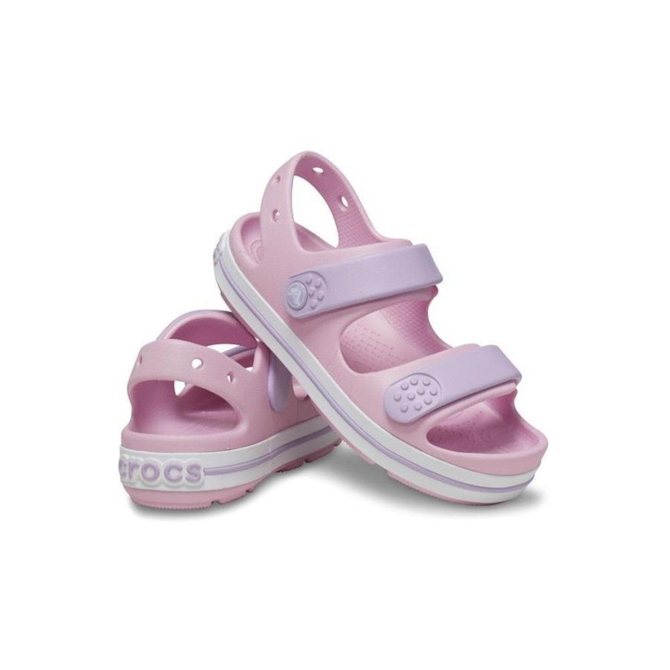 Sandália Crocs Crocband Cruiser Sandal T - Infantil - Foto 4