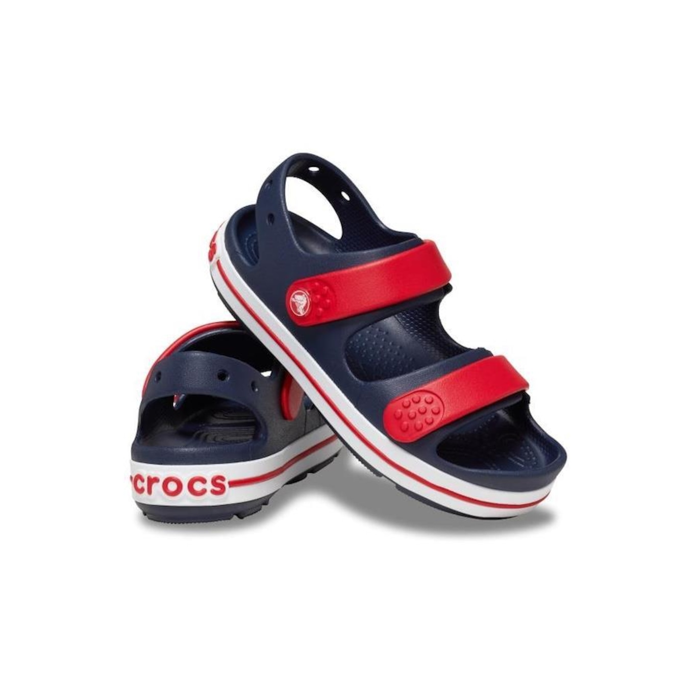 Sandália Crocs Crocband Cruiser Sandal T - Infantil - Foto 4