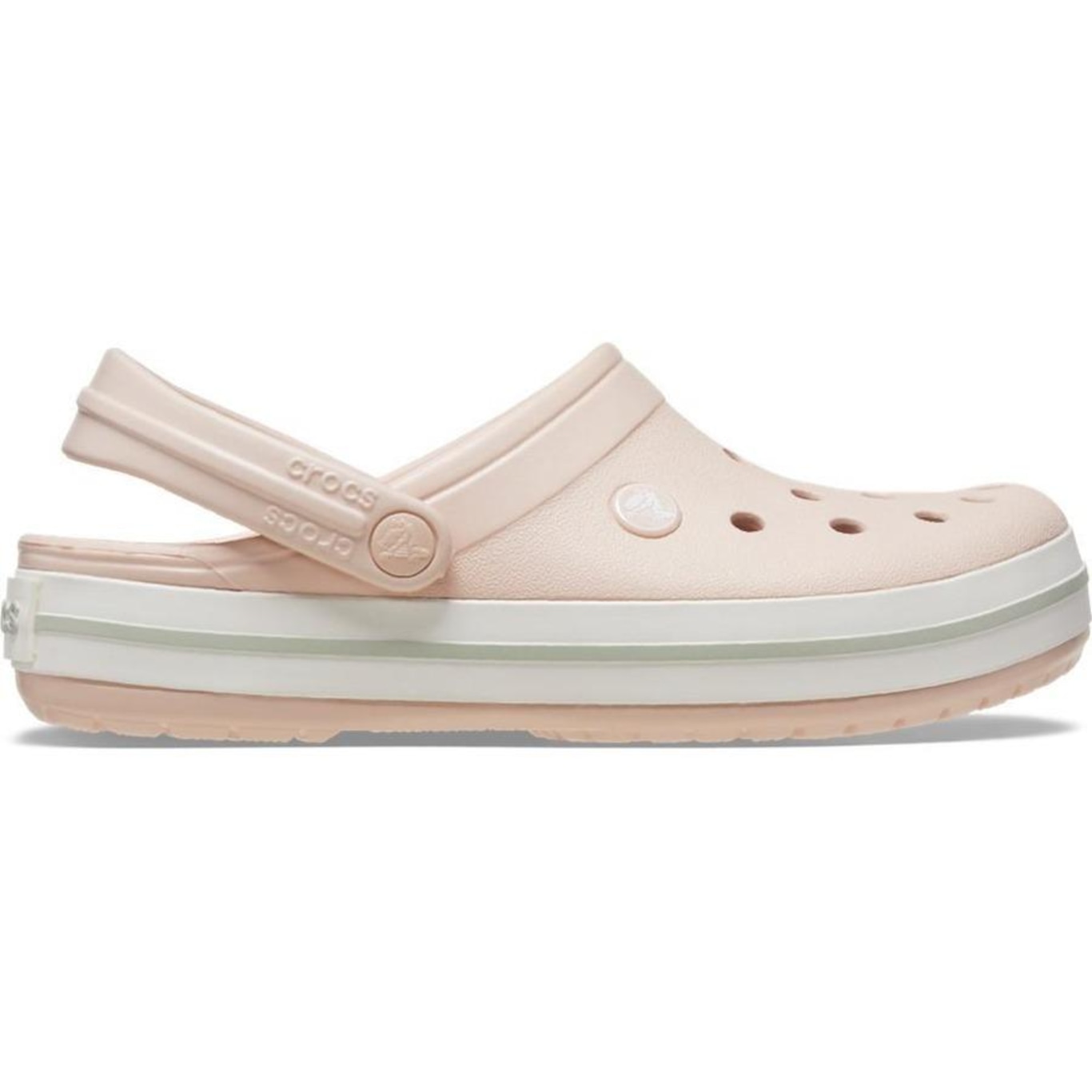 Sandália Crocs Crocband Quartz - Feminino - Foto 1