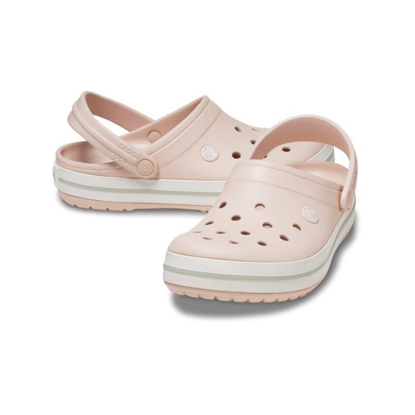 Sandália Crocs Crocband Quartz - Feminino - Foto 5