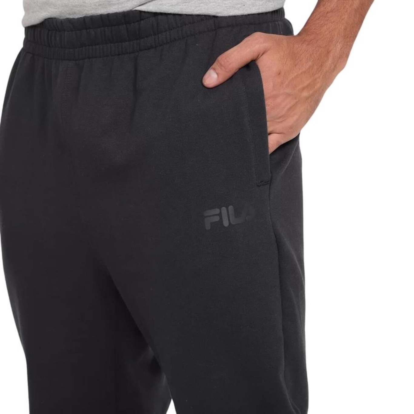 Calça Moletom Fila Comfort Jogging - Masculina - Foto 3