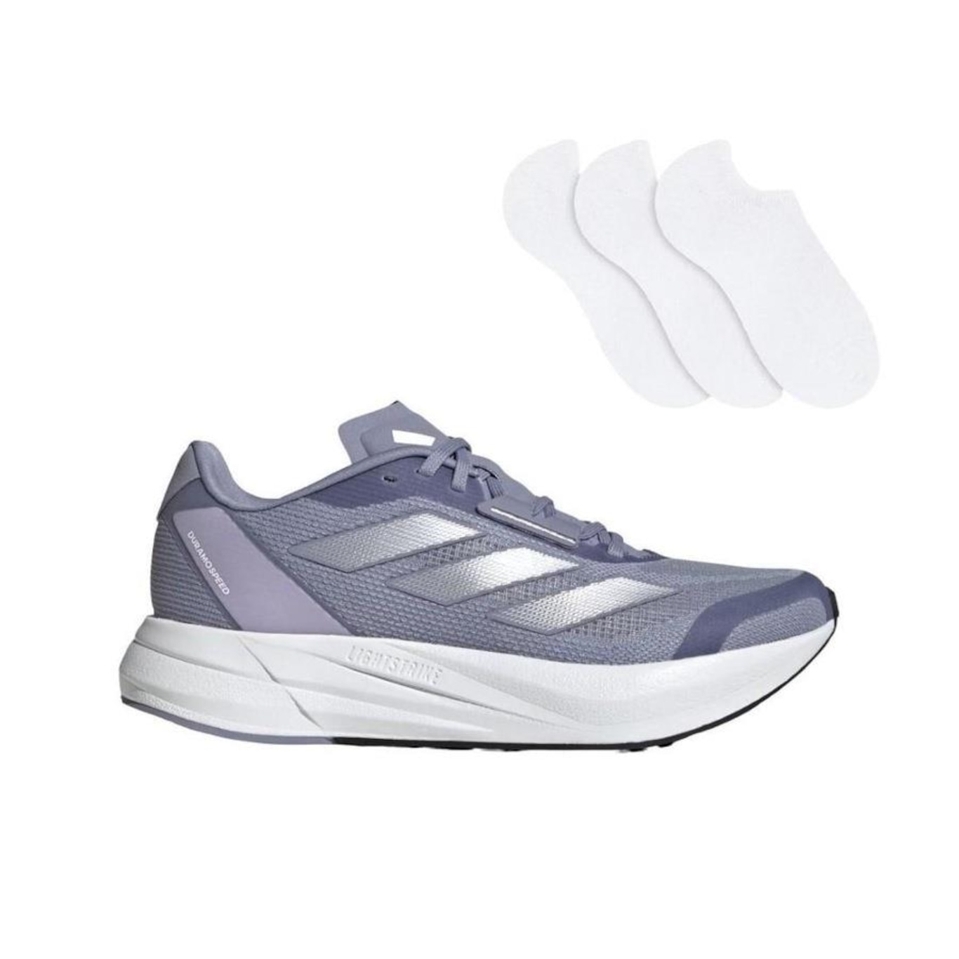 Tênis adidas Duramo Speed + 3 Pares de Meias - Feminino - Foto 1