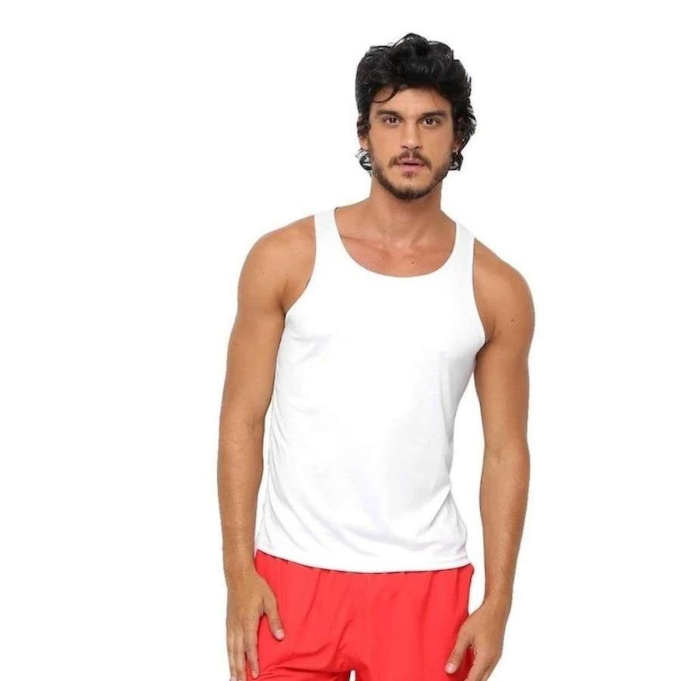 Camiseta Regata Speedo Basic Interlock - Masculina - Foto 1