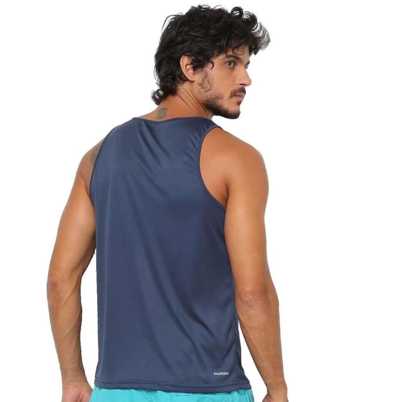 Camiseta Regata Speedo Basic Interlock - Masculina - Foto 2