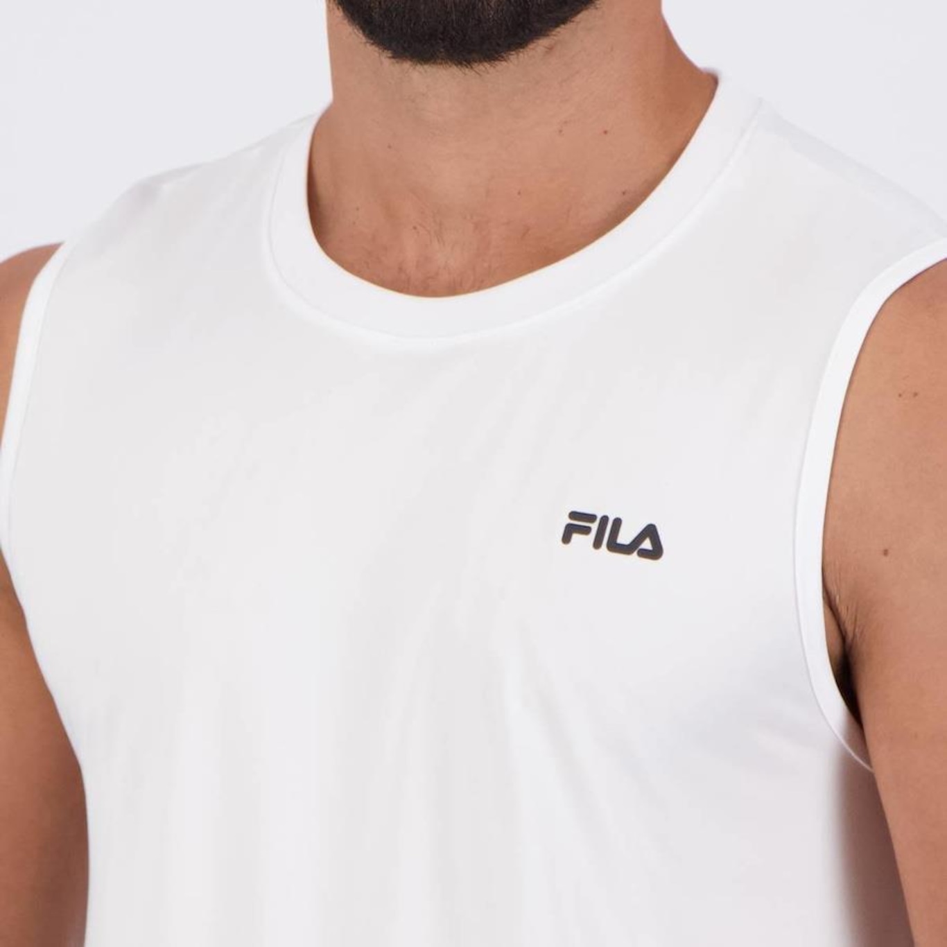 Camiseta Regata Fila Basic Sports Polygin - Masculina - Foto 5