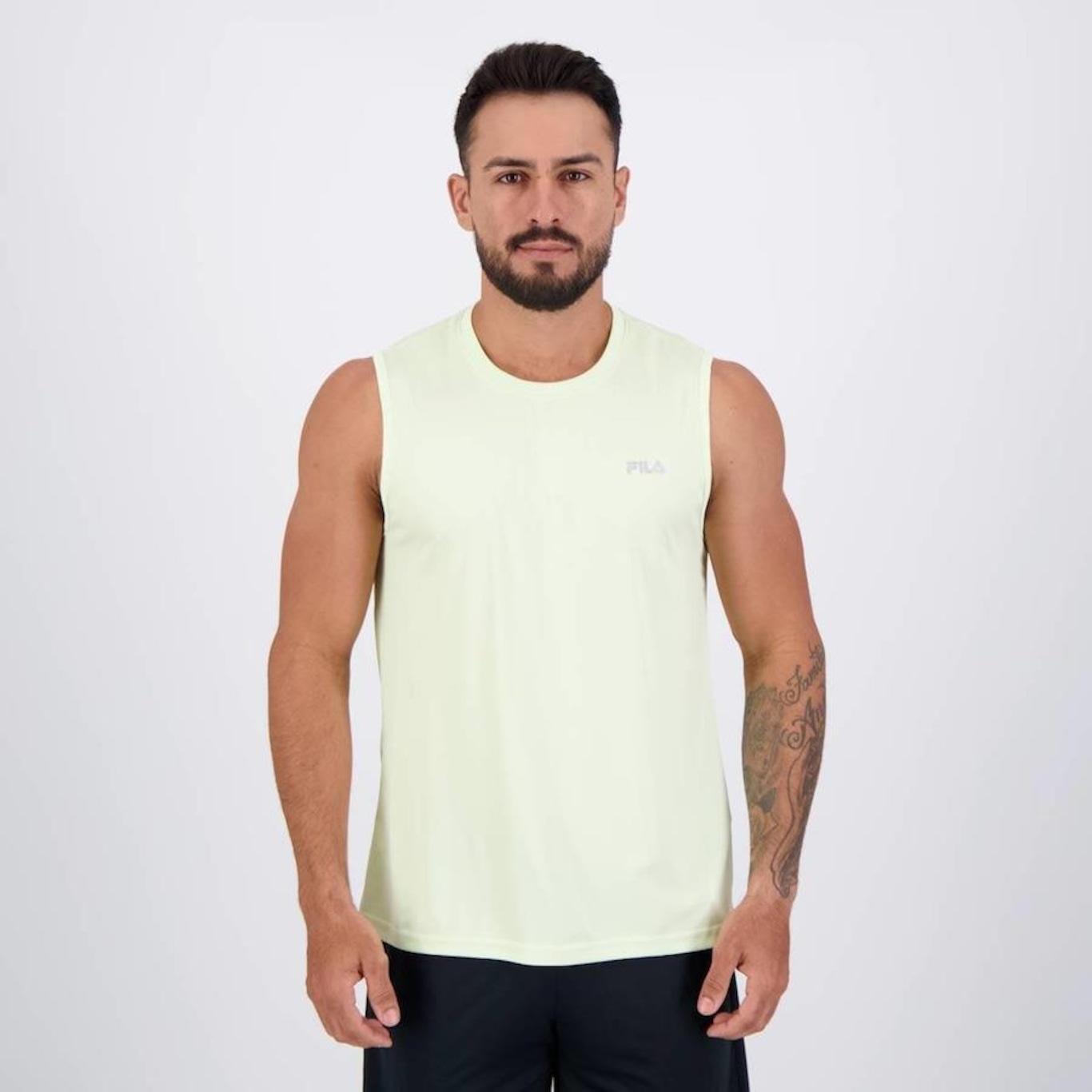 Camiseta Regata Fila Basic Sports Polygin - Masculina - Foto 1