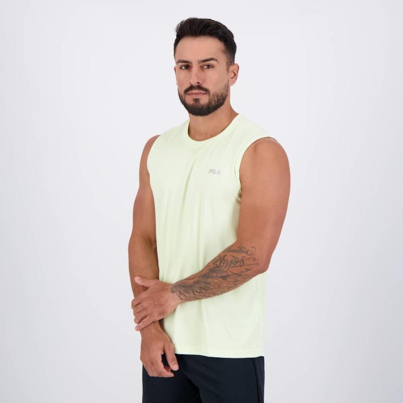 Camiseta Regata Fila Basic Sports Polygin - Masculina - Foto 3