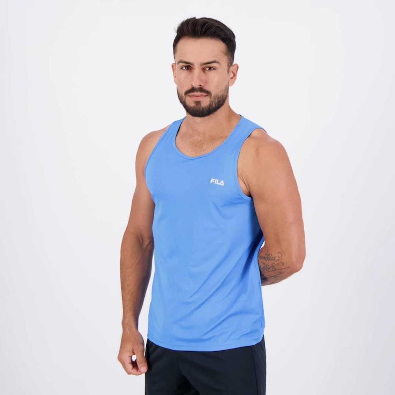 Camiseta Regata Fila Basic Sports Polygin - Masculina - Foto 3