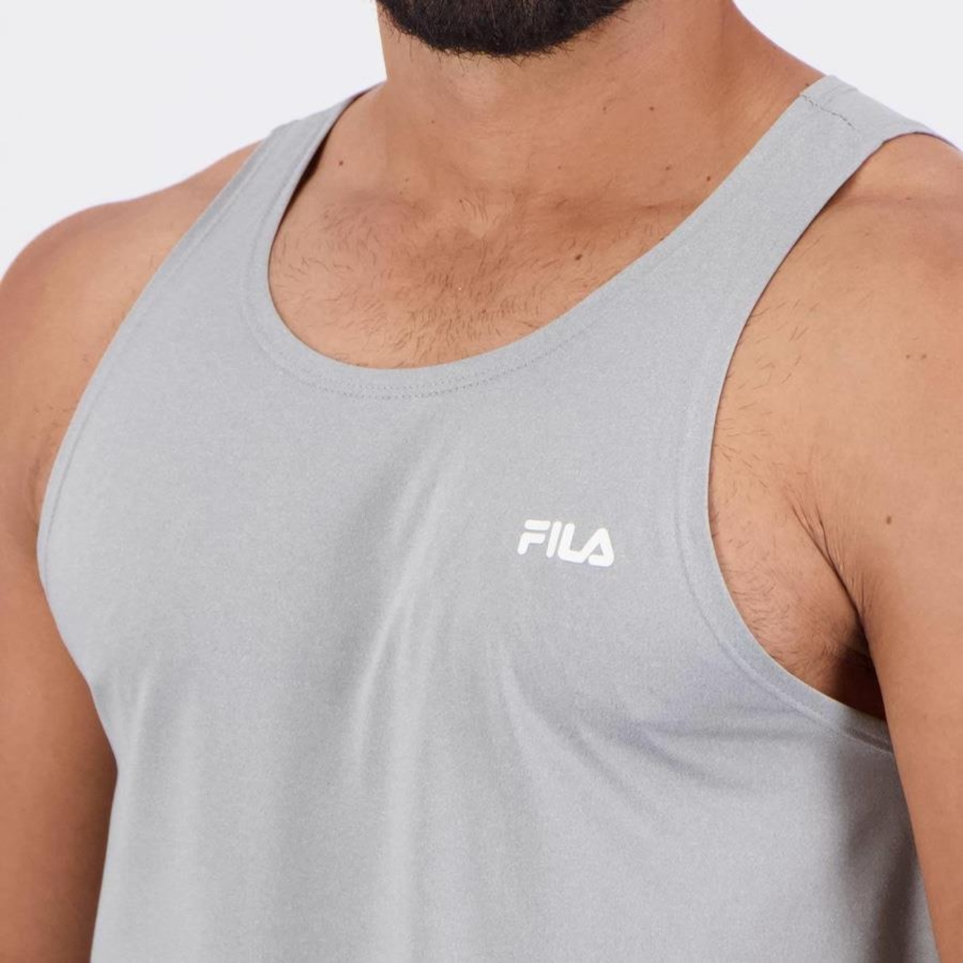 Camiseta Regata Fila Sport Melange Lux - Masculina - Foto 5