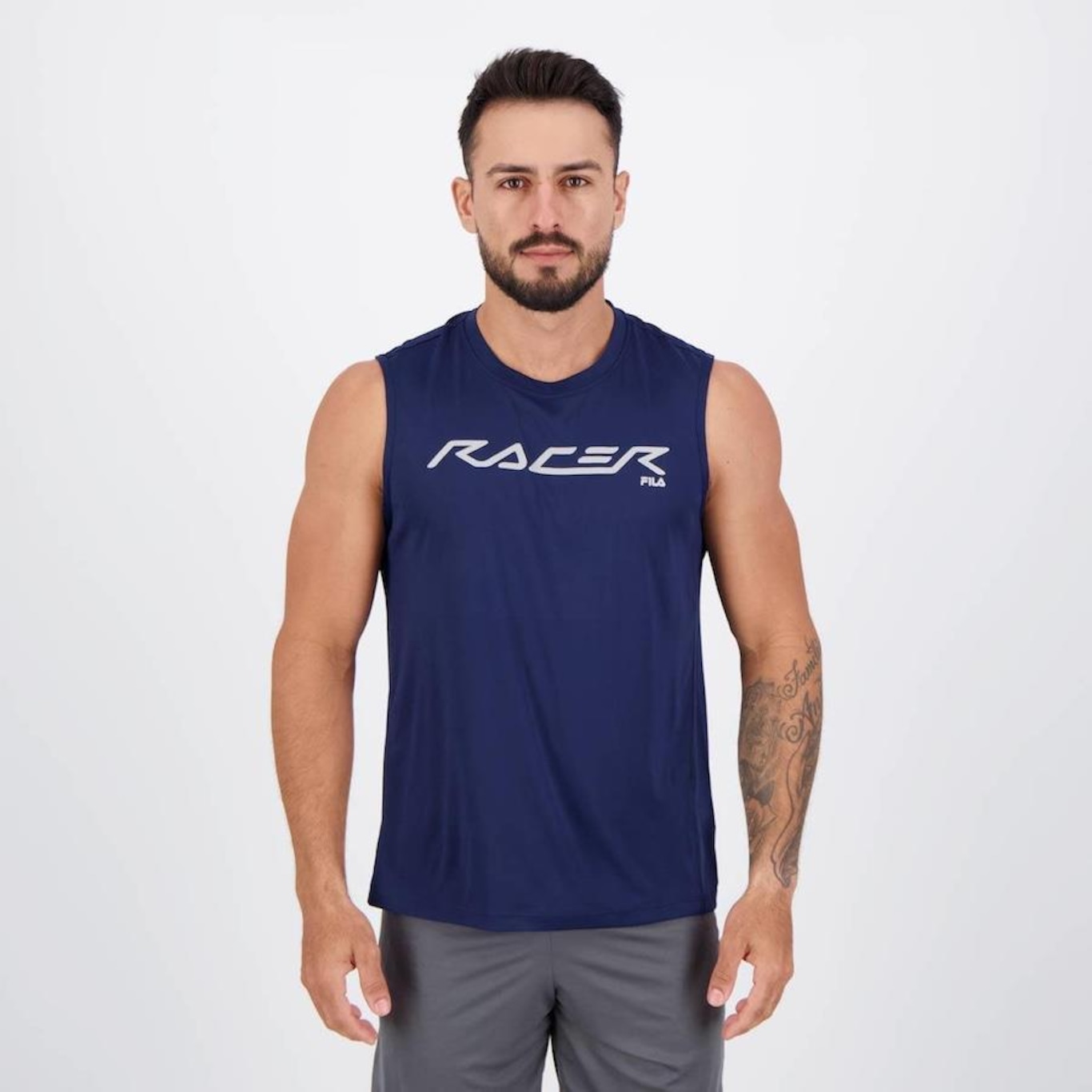 Camiseta Regata Fila Basic Run - Masculina - Foto 1