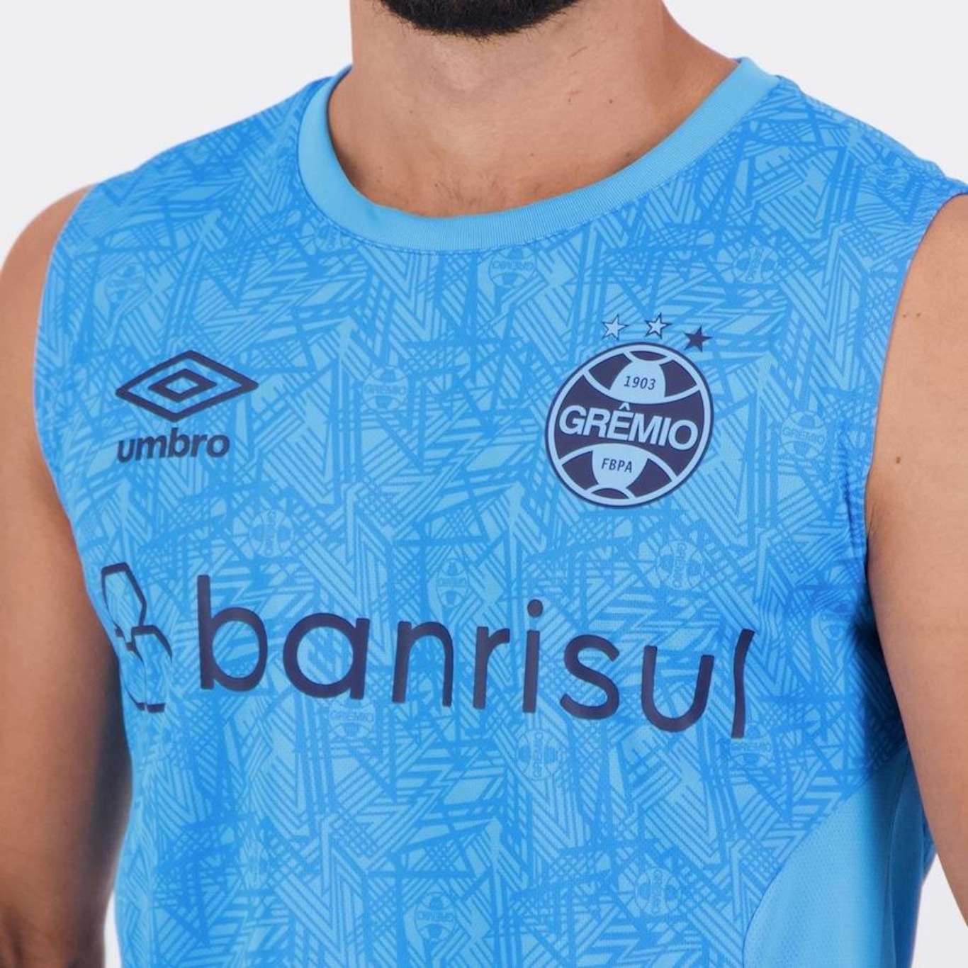 Camiseta Regata do Grêmio Treino 2024 Umbro - Masculina - Foto 5