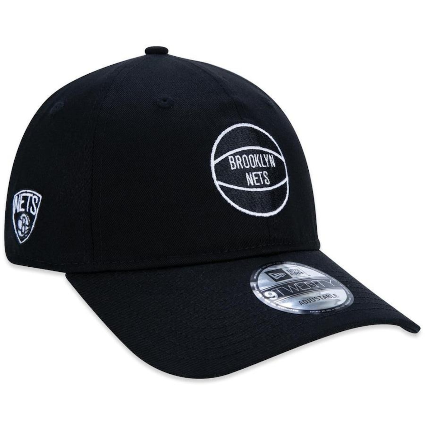 Boné New Era  9Twenty Brooklyn Nets Core NBA - Strapback - Adulto - Foto 2