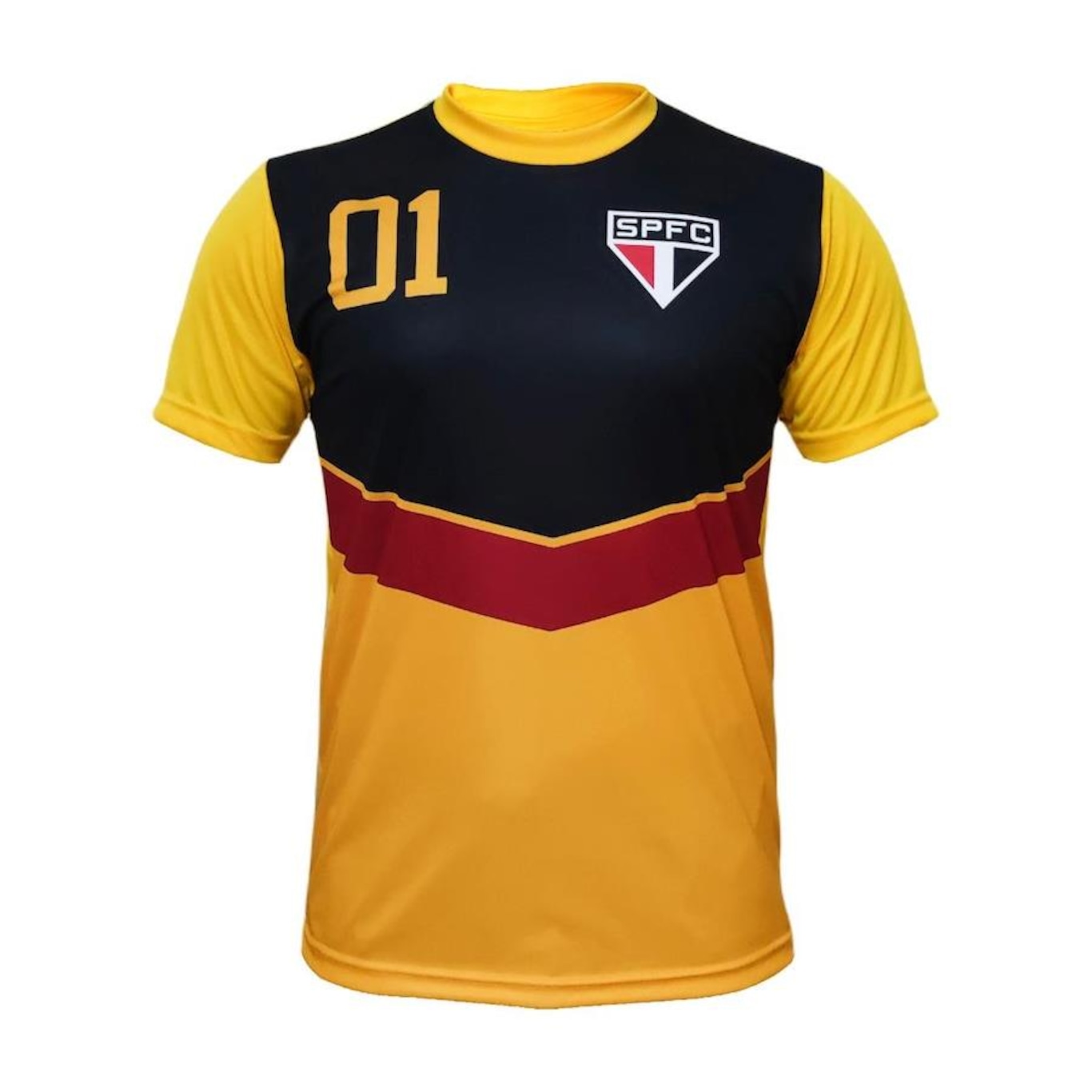 Camisa de Goleiro do São Paulo Retro Centésimo Gol SPR - Masculina - Foto 1