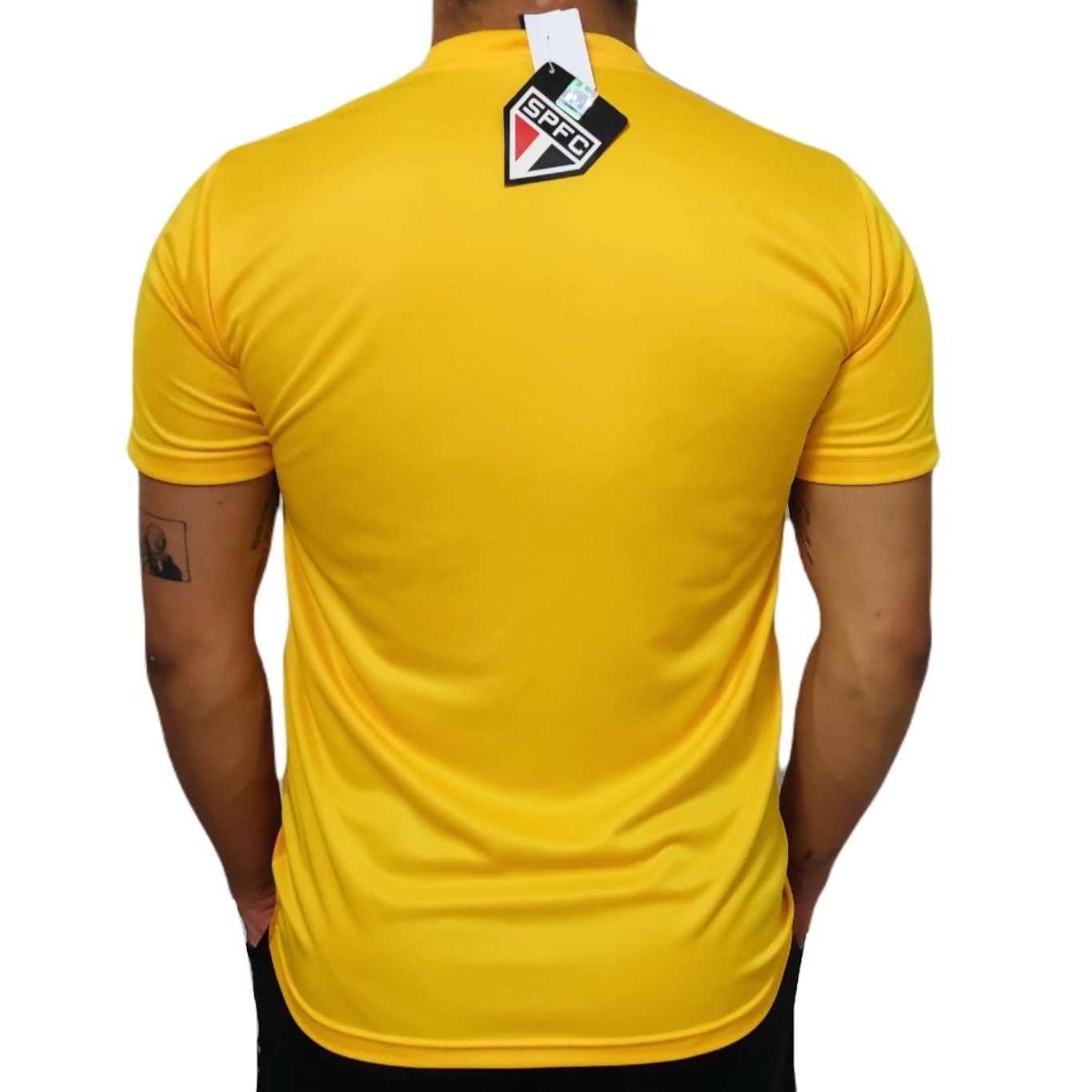 Camisa de Goleiro do São Paulo Retro Centésimo Gol SPR - Masculina - Foto 5