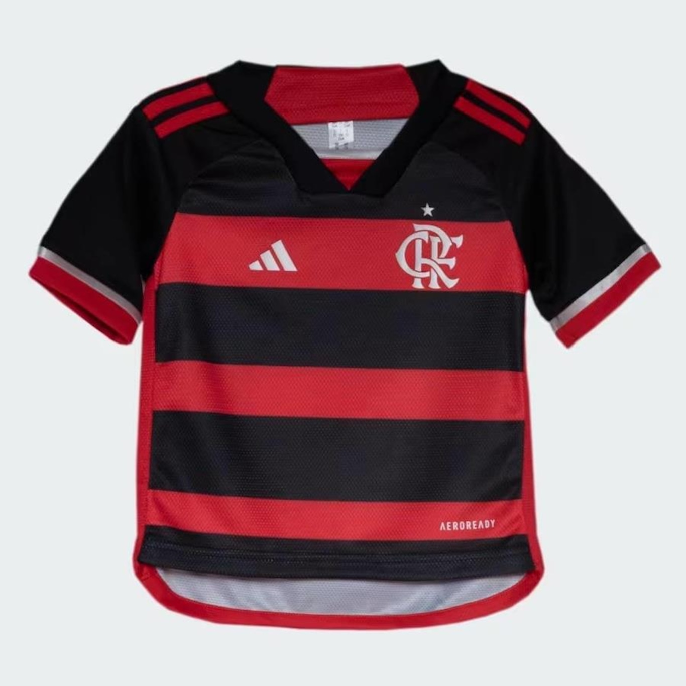 Kit Uniforme do Flamengo I 2024 adidas - Infantil - Foto 2