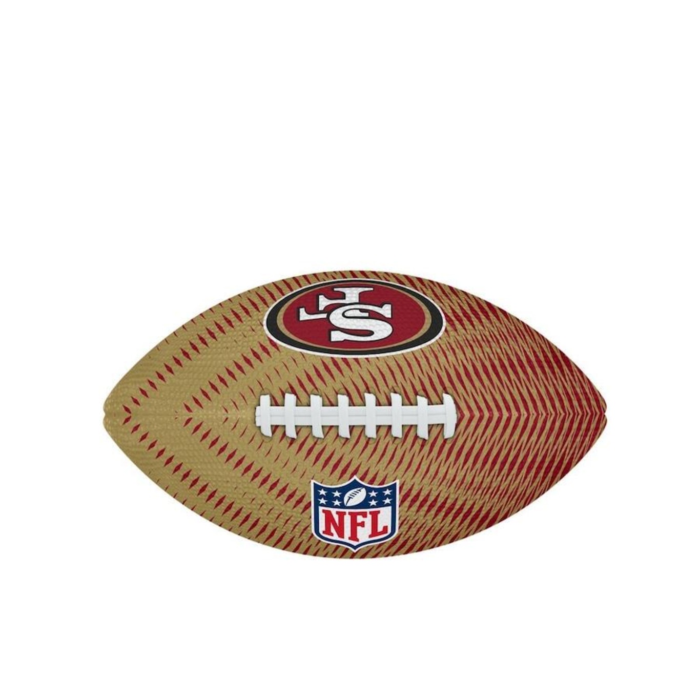 Bola de Fut. Americano Wilson Nfl Tailgate Jr San Francisco Unissex Wilson Brasil - Foto 3