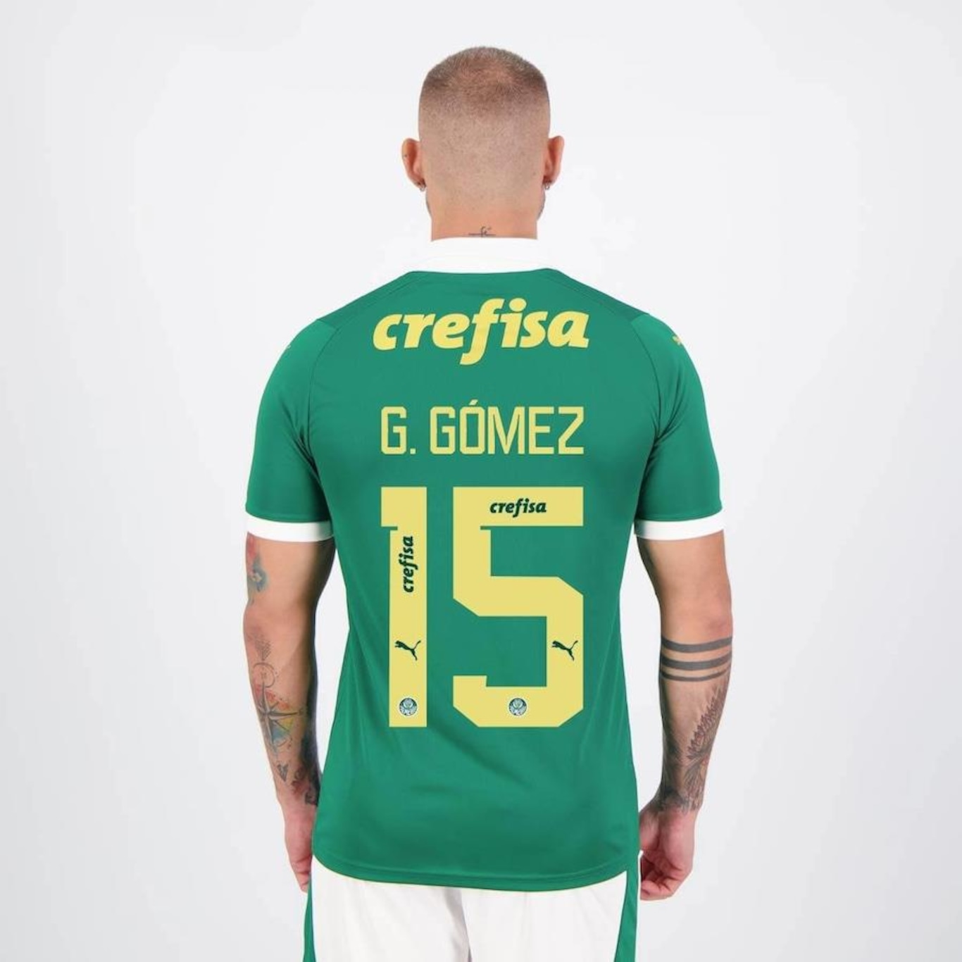 Camisa 1 do Palmeiras 2024 15 G. Gómez Puma - Masculina - Foto 2