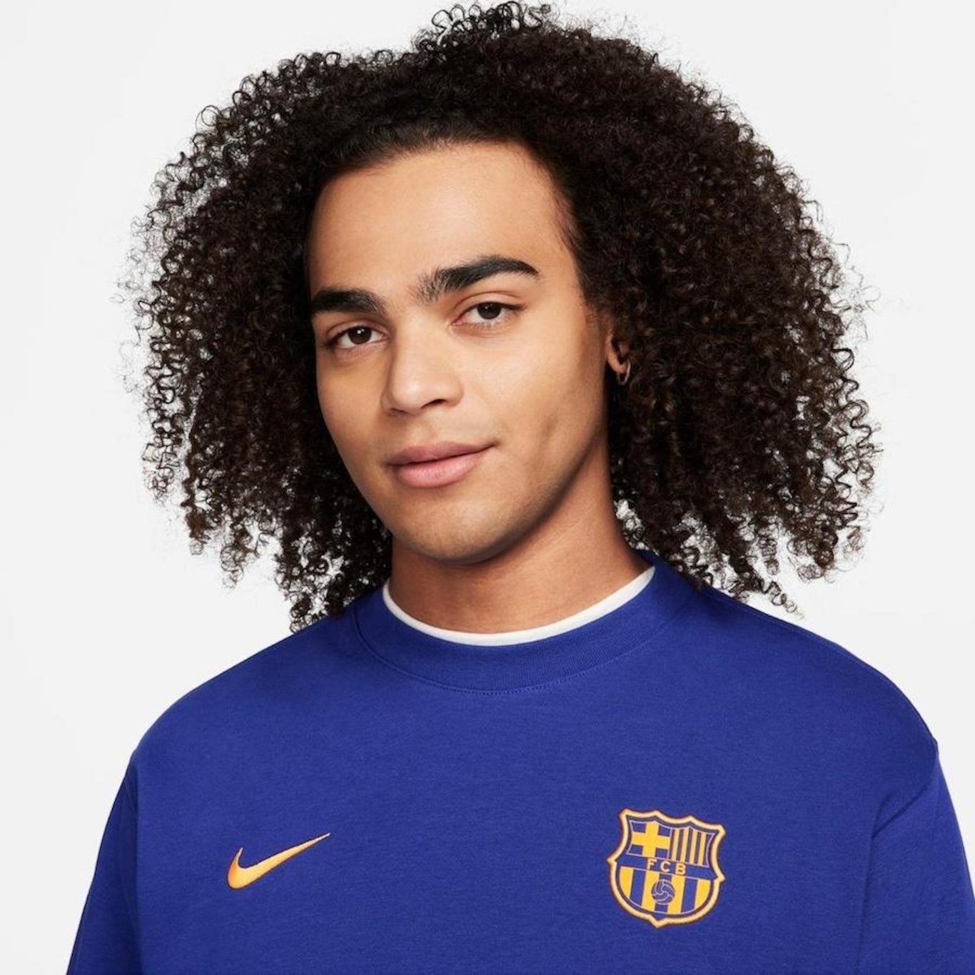 Blusão sem Capuz Nike Sportswear Barcelona Fc - Masculino - Foto 3