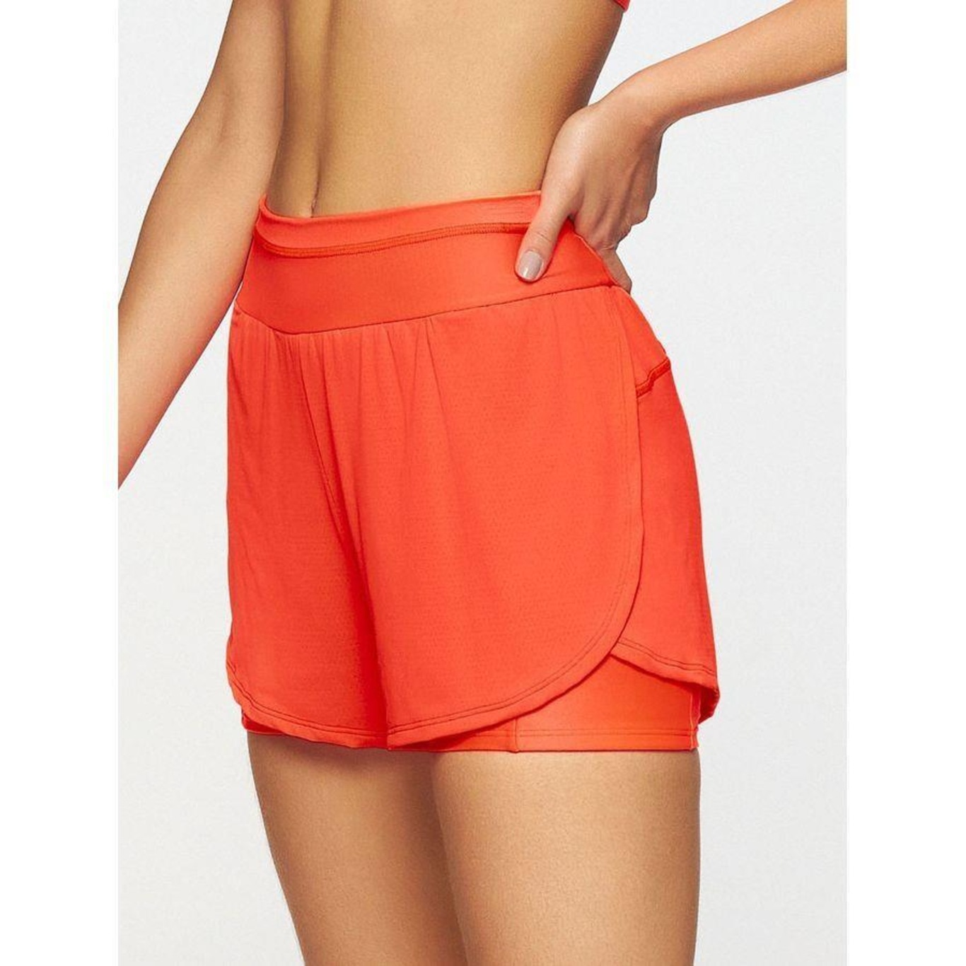 Shorts Bodyforsure Liso Energy - Feminino - Foto 3