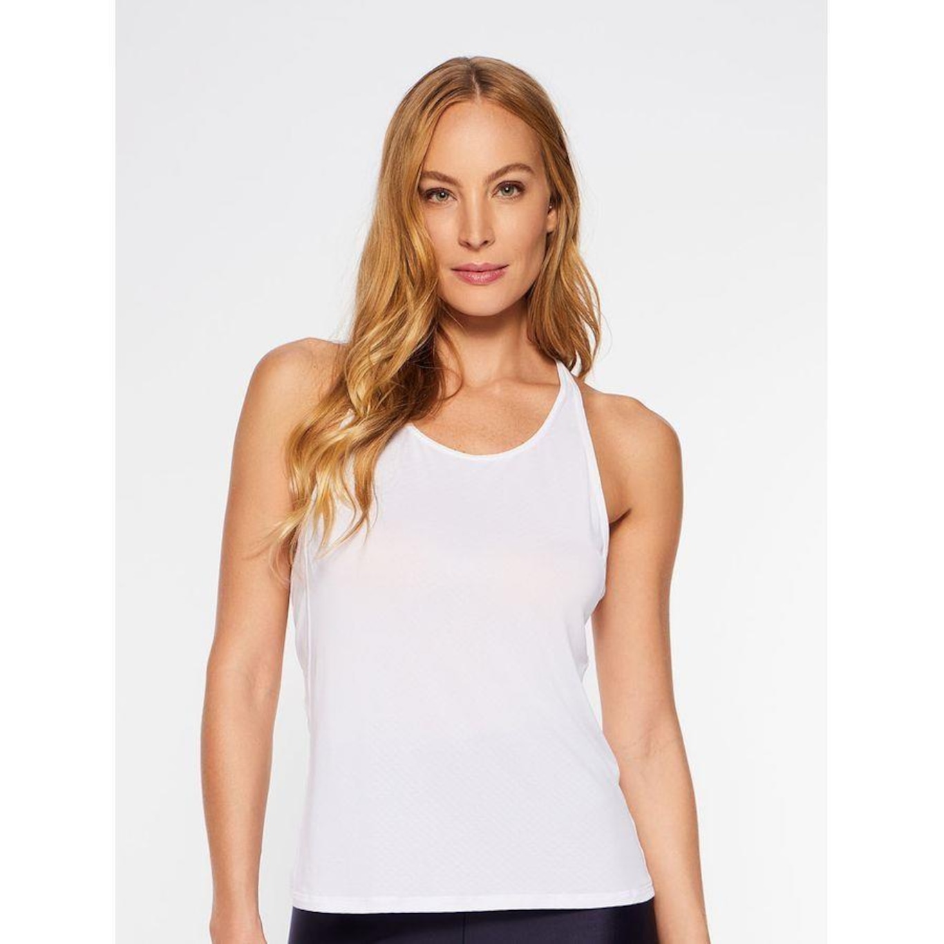 Camiseta Regata Bodyforsure Alça Fina Essentials - Feminina - Foto 1